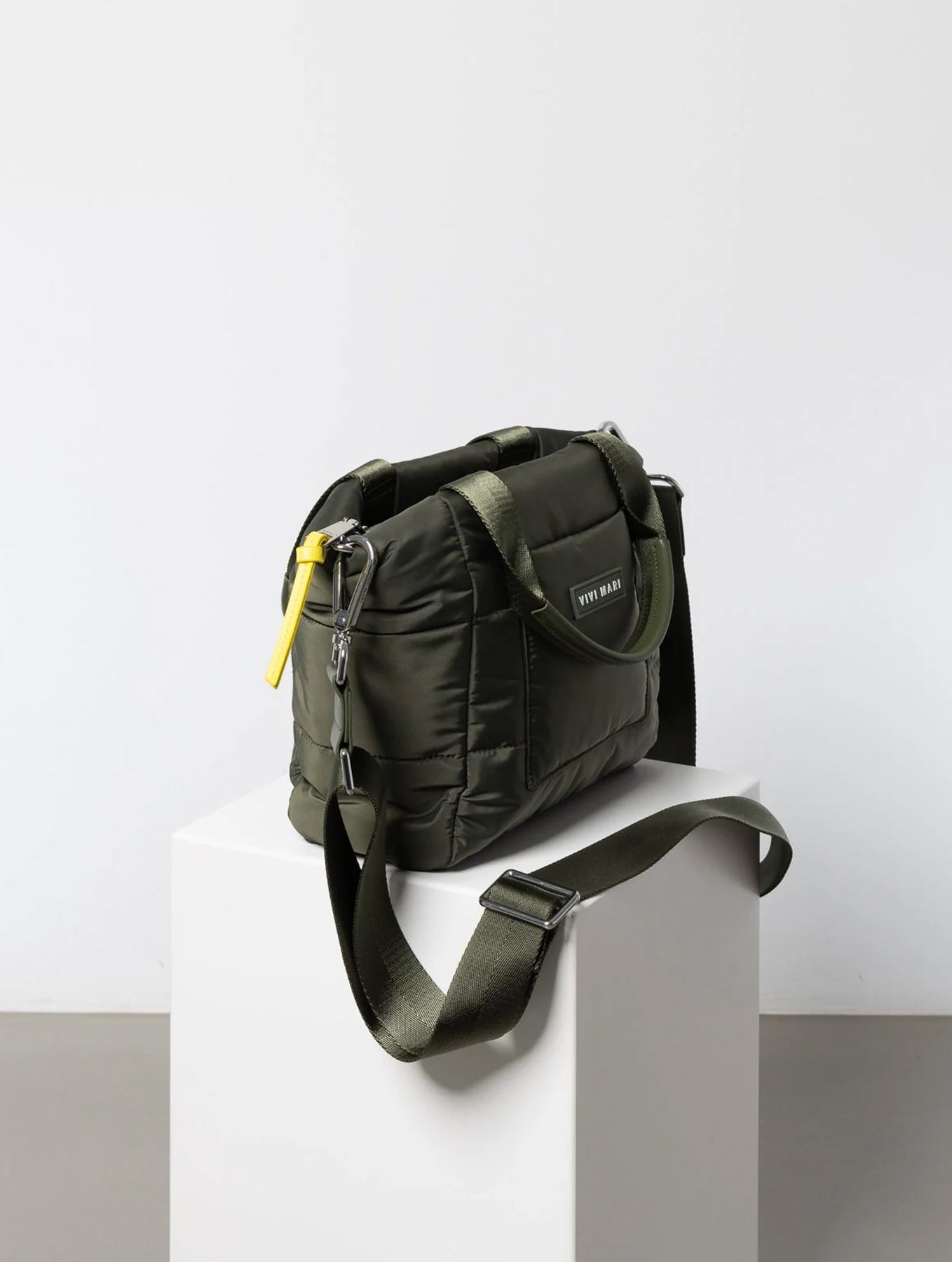 Padded Tote Bag Small - Olive