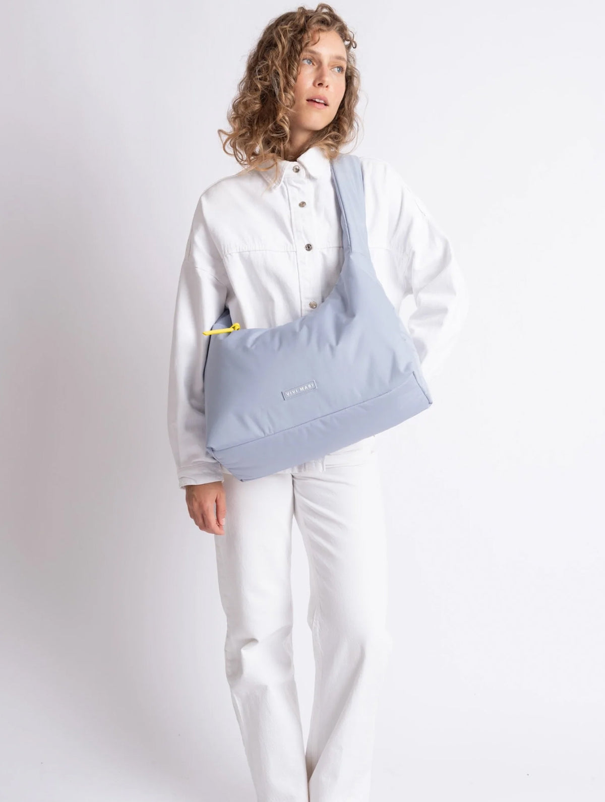 Buckle Bag Medium - Ash Blue