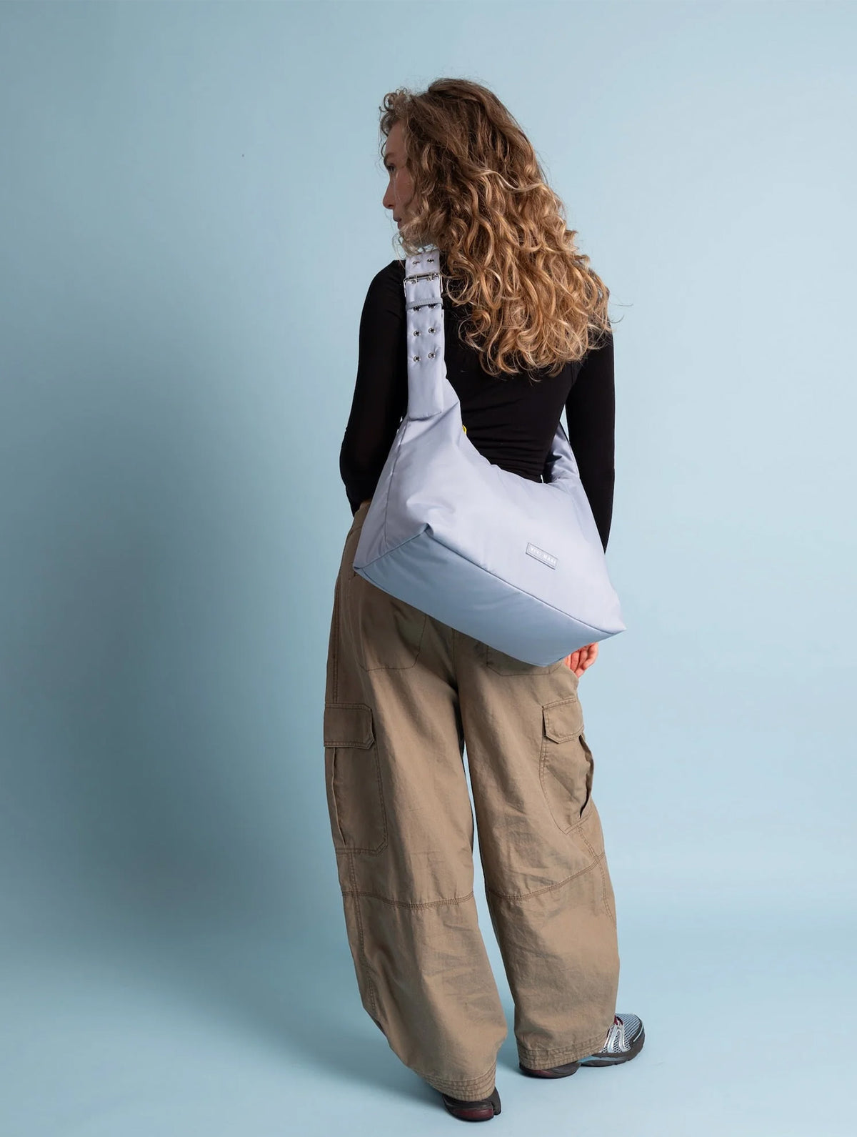 Buckle Bag Medium - Ash Blue