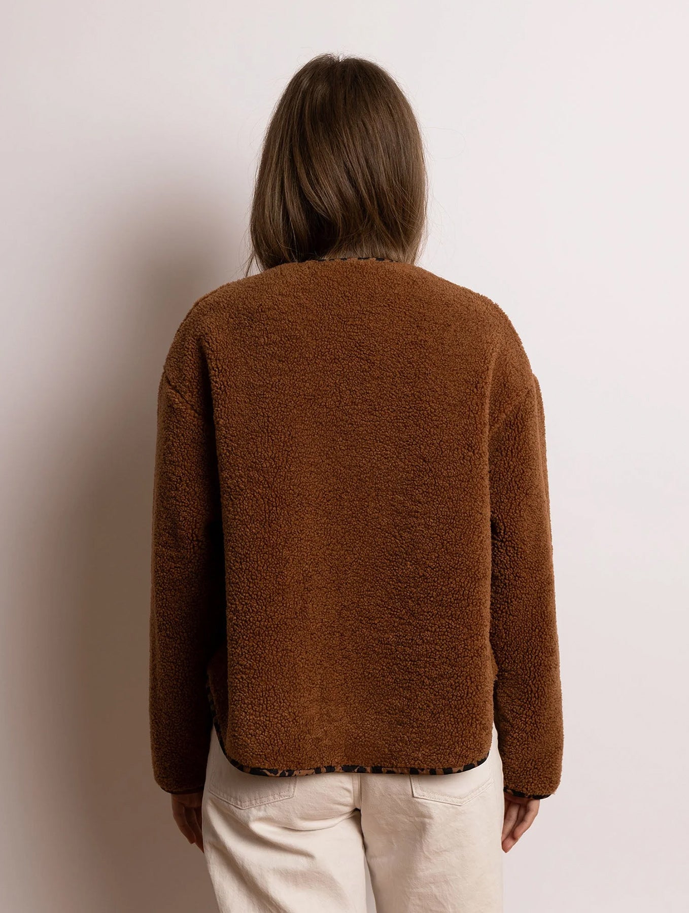 Teddy Fleece Jacket - Caramel