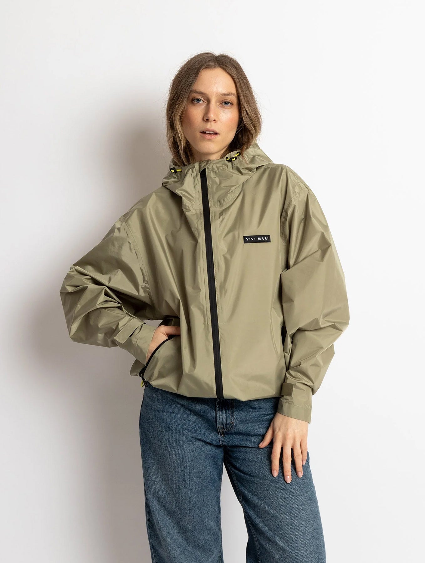 Rain Jacket - Solid Pale Olive