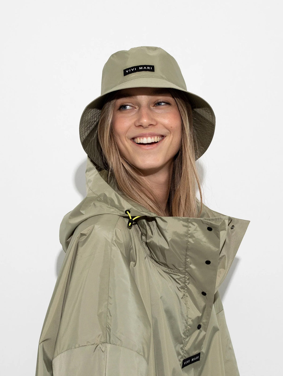 Bucket Hat - Solid Pale Olive