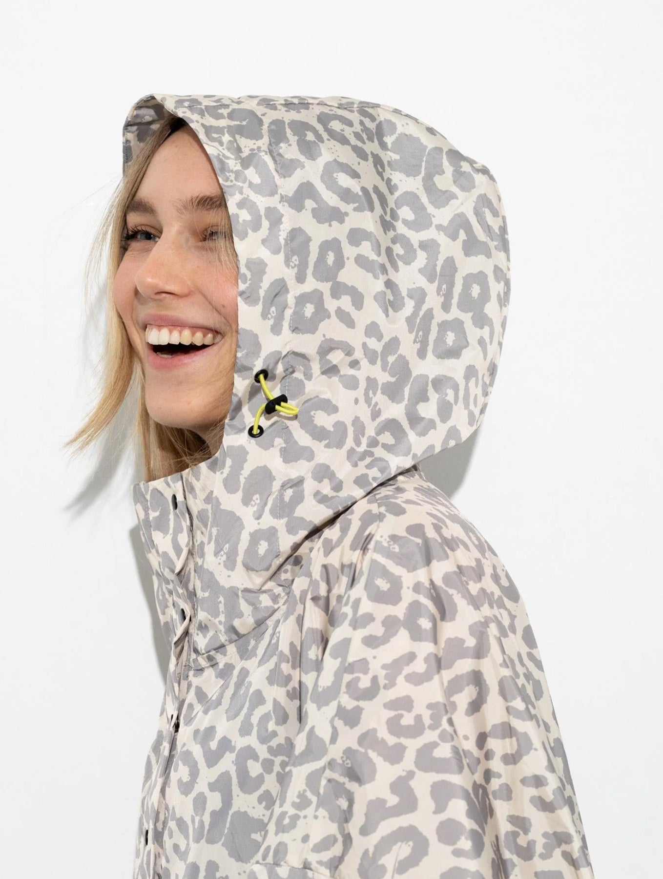 Raincoat - Leo Splashes Grey/Sand