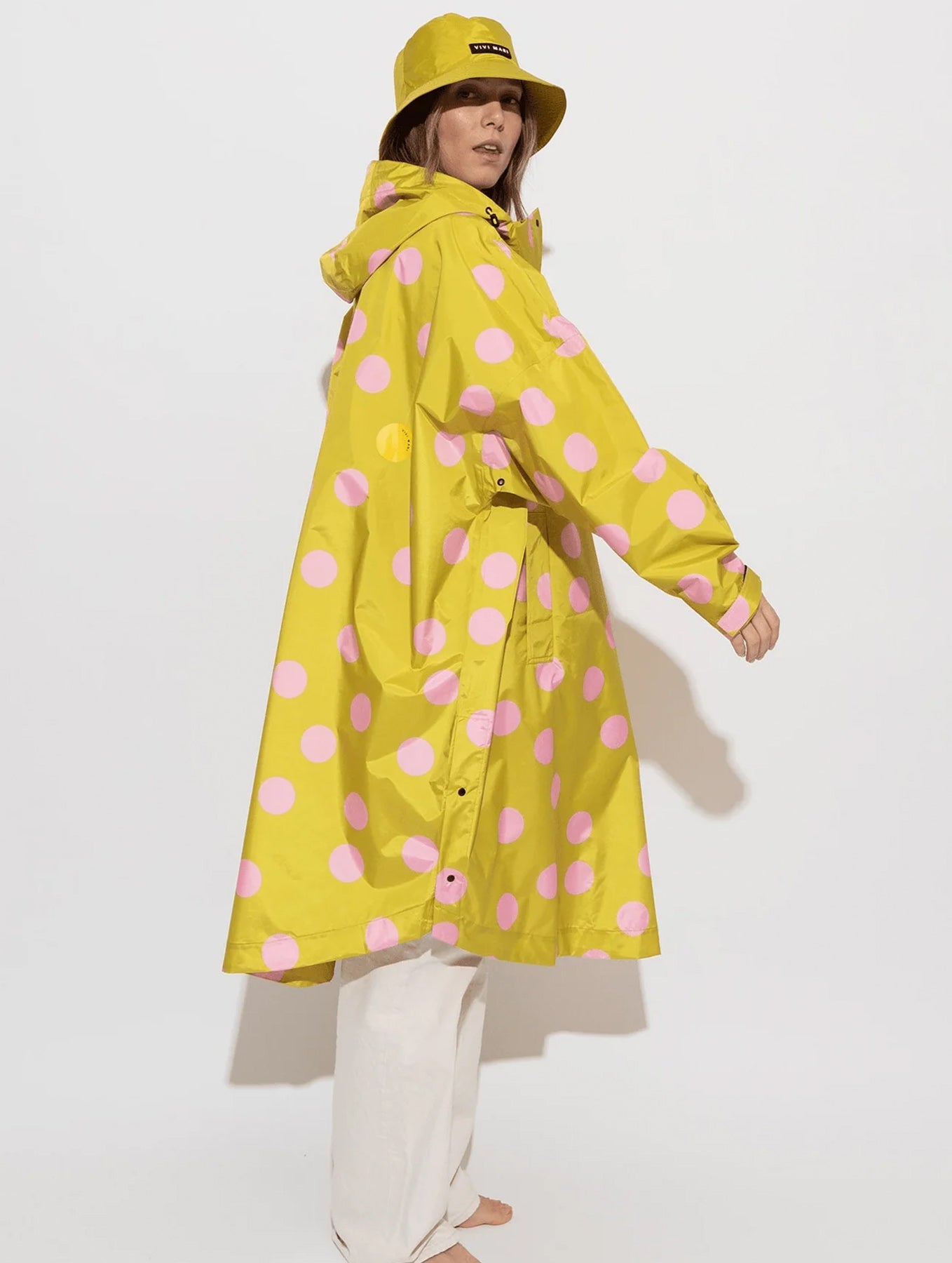 Raincoat - Dots Citrus/Rosé