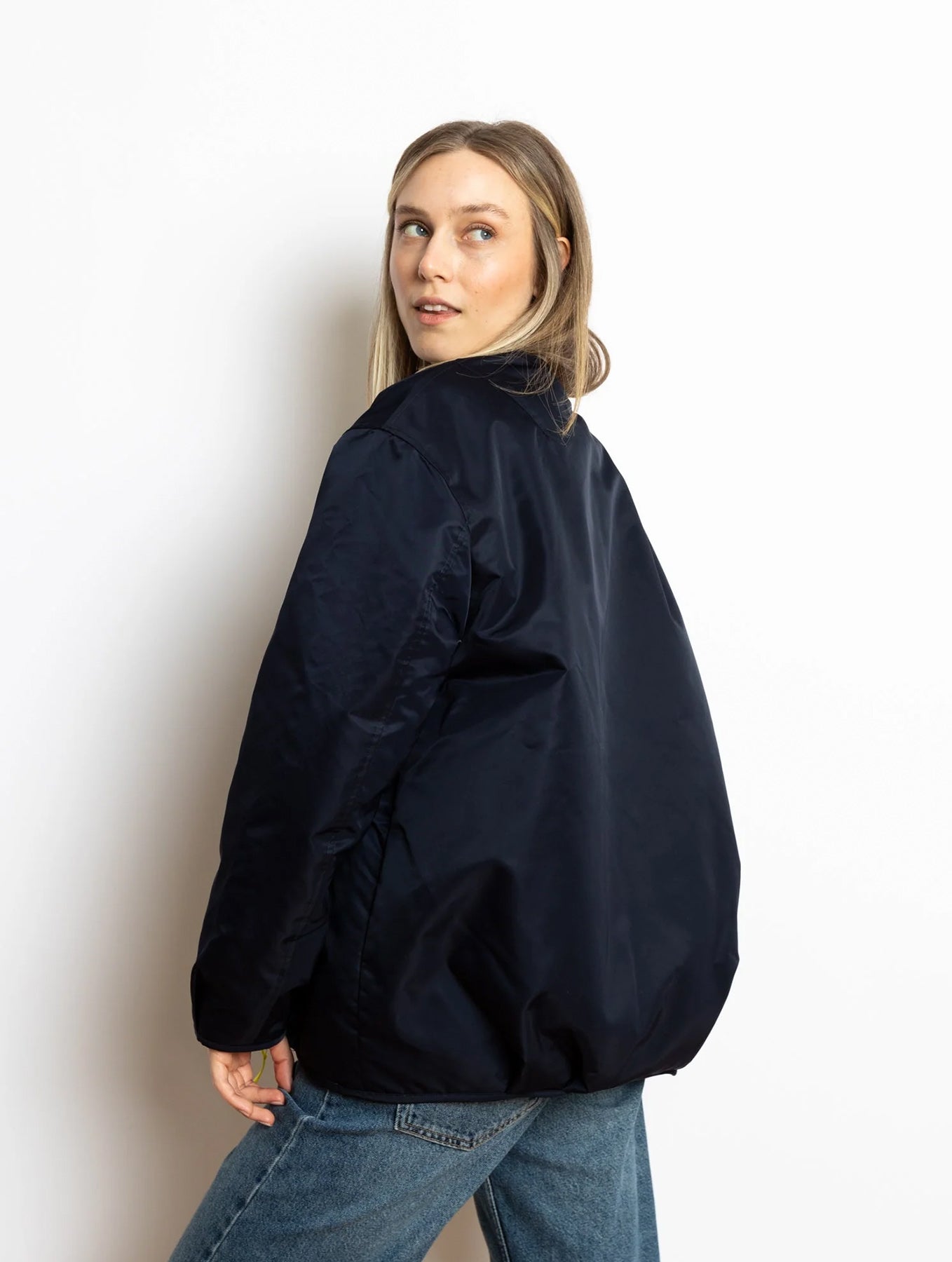 Reversible Bomber Jacket - Navy/Leo Navy-Olive