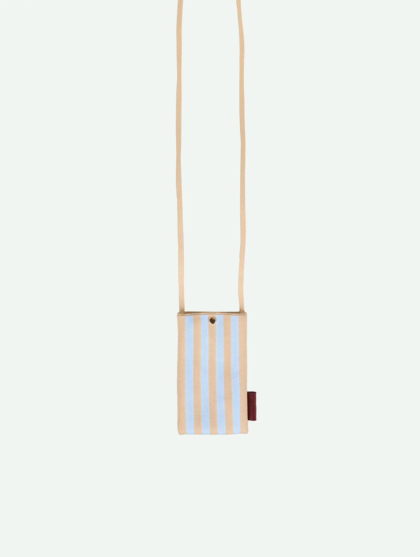 Handytasche - Knitted Stripes | Marzipan + Sky