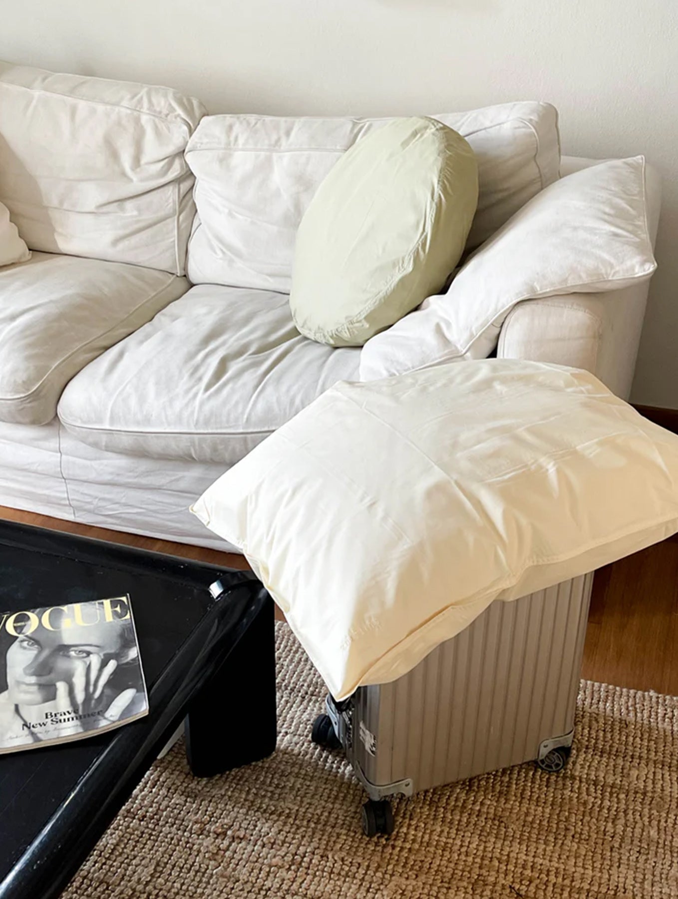 Kissenbezug Baumwolle - "bigDOT" - Pistachio