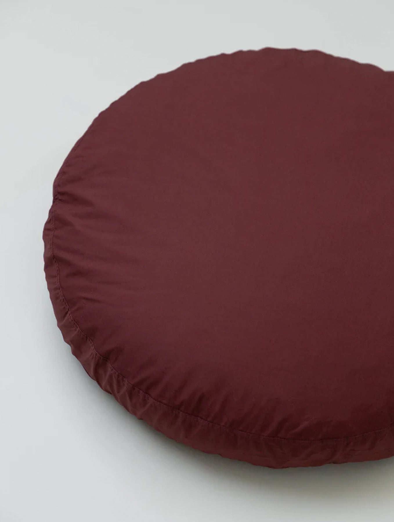 Kissenbezug Baumwolle - "Really bigDOT" - Brique Red