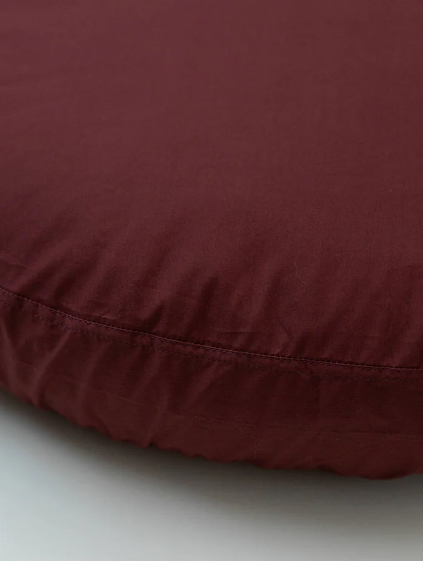 Kissenbezug Baumwolle - "Really bigDOT" - Brique Red