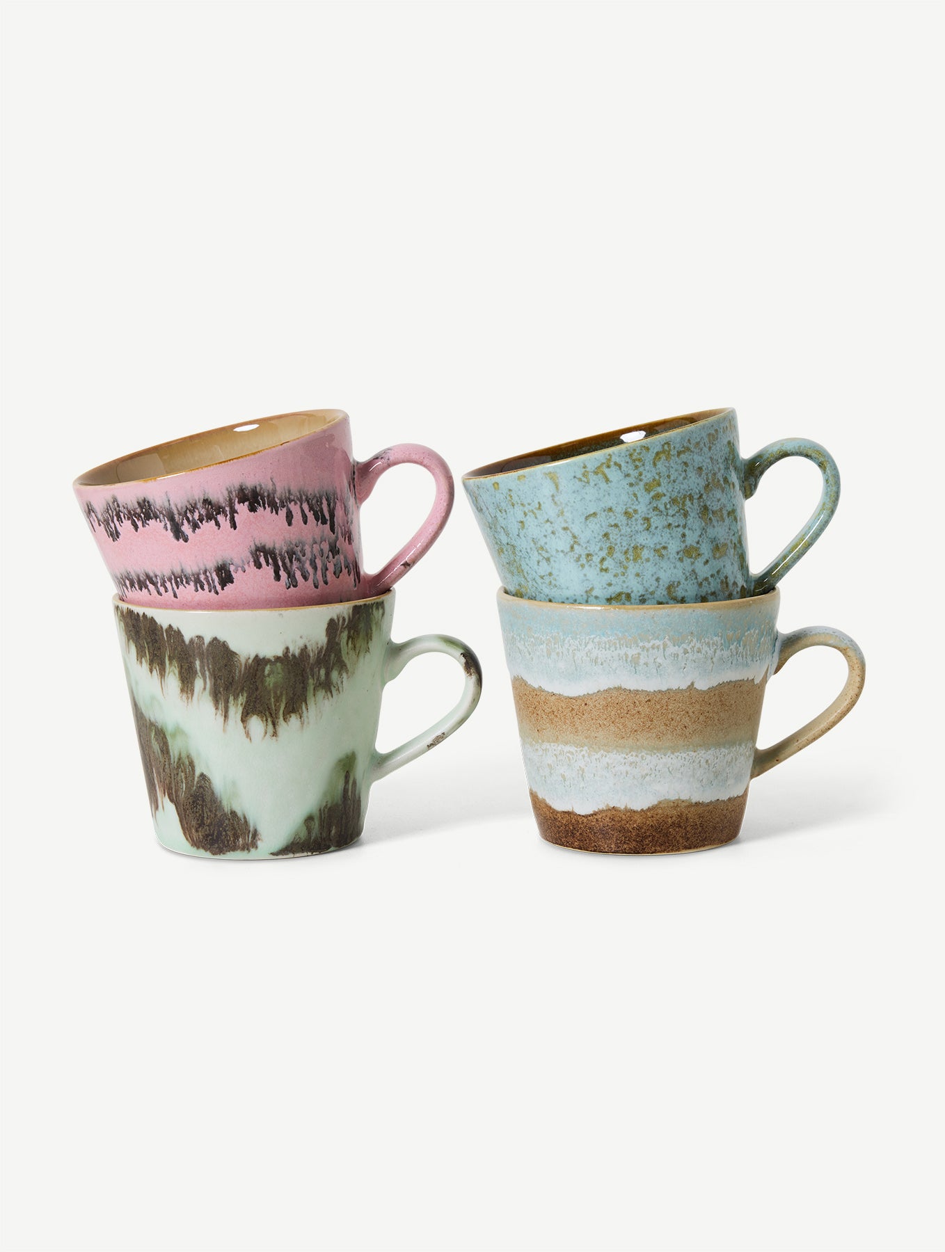 Cappuccino Tasse 70's - Keramik - Serie "Dada"