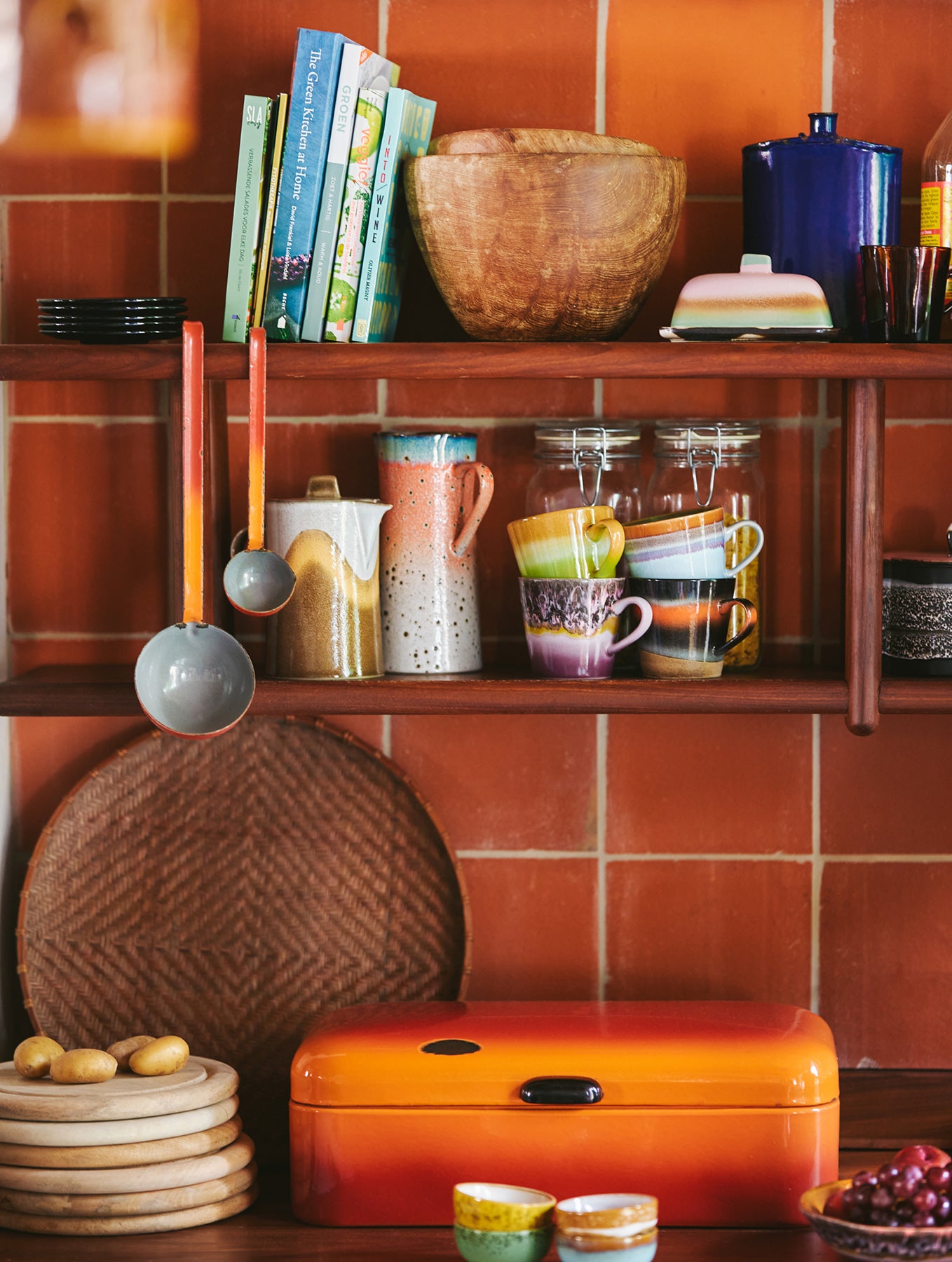 Cappuccino Tasse 70's - Keramik - Serie "Solid"