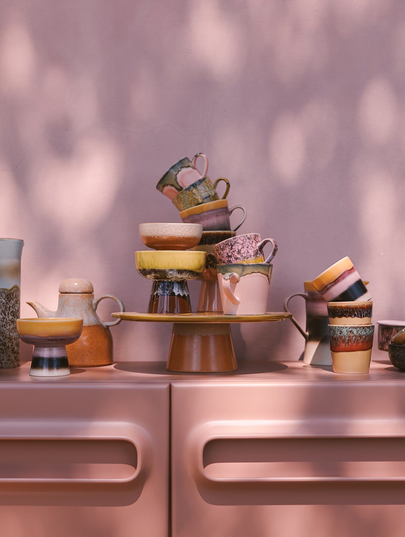 Cappuccino Tasse 70's - Keramik - Serie "Vista"