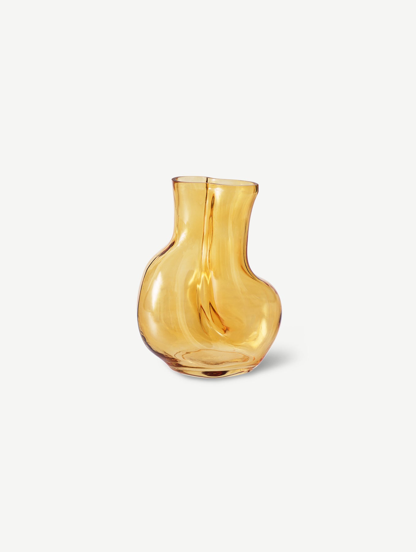 "Gleam" Glasvase - Amber