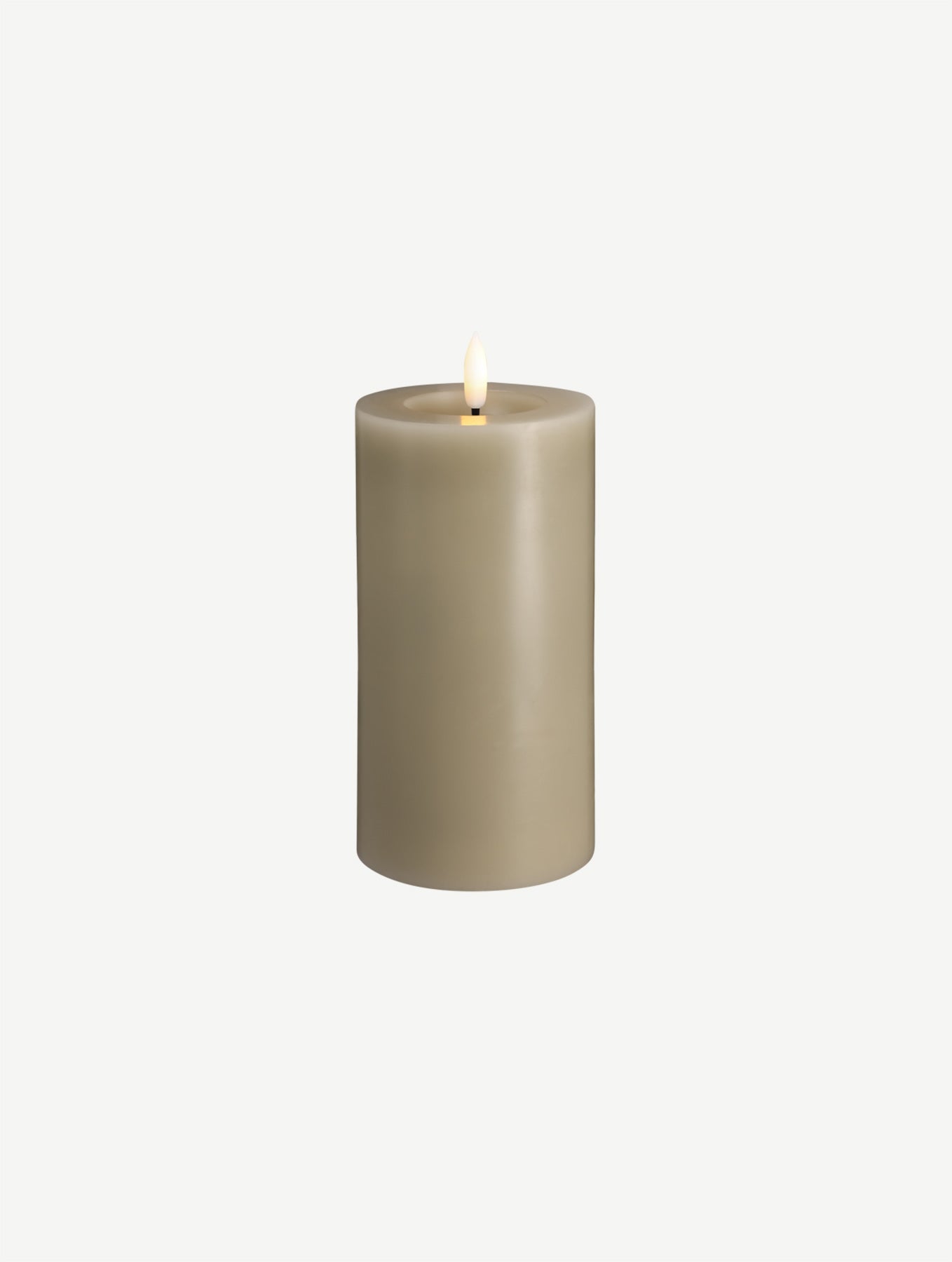 LED-Stumpenkerze - Kit Grey