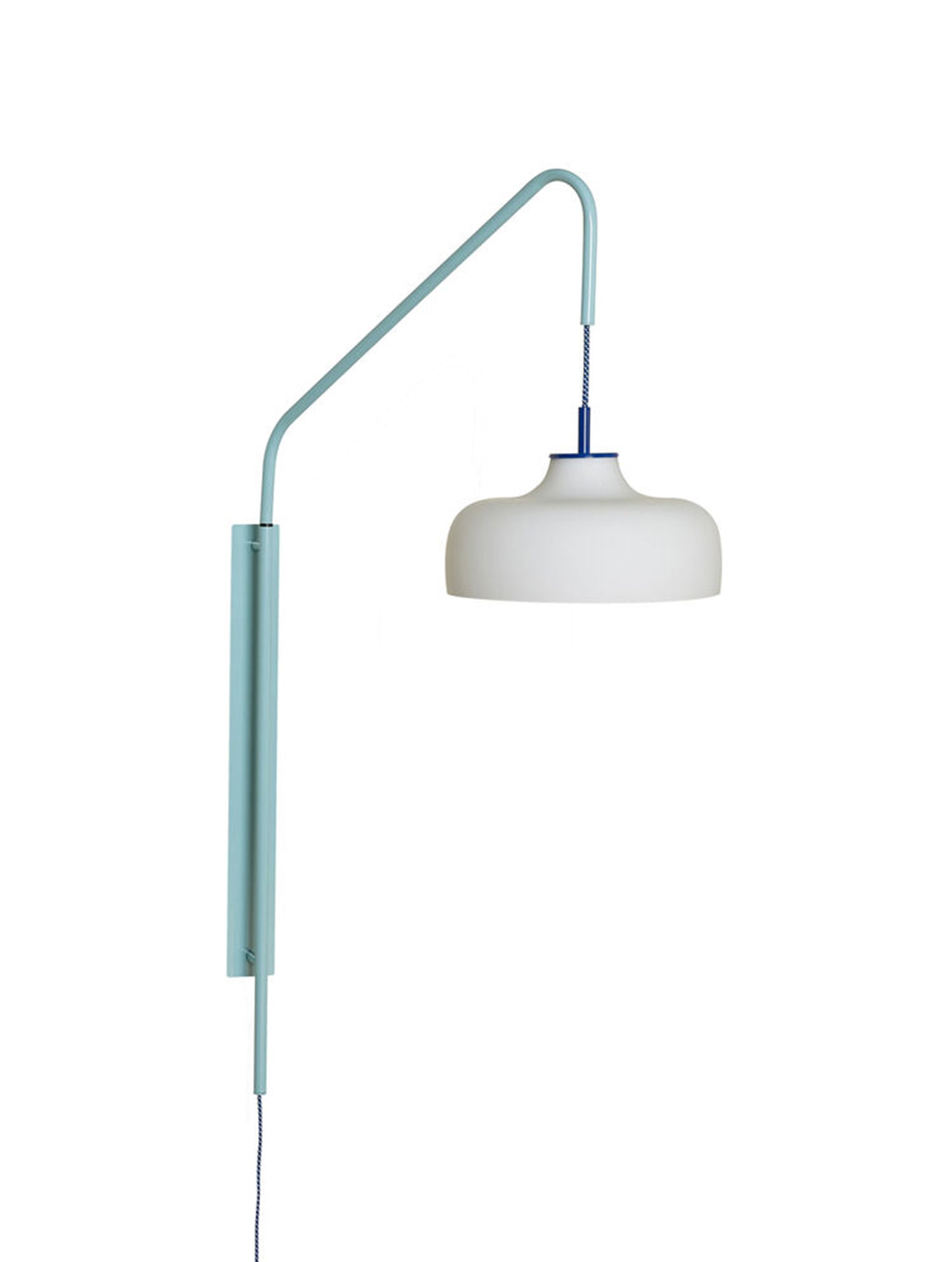 "Current" Wandleuchte - Hellblau