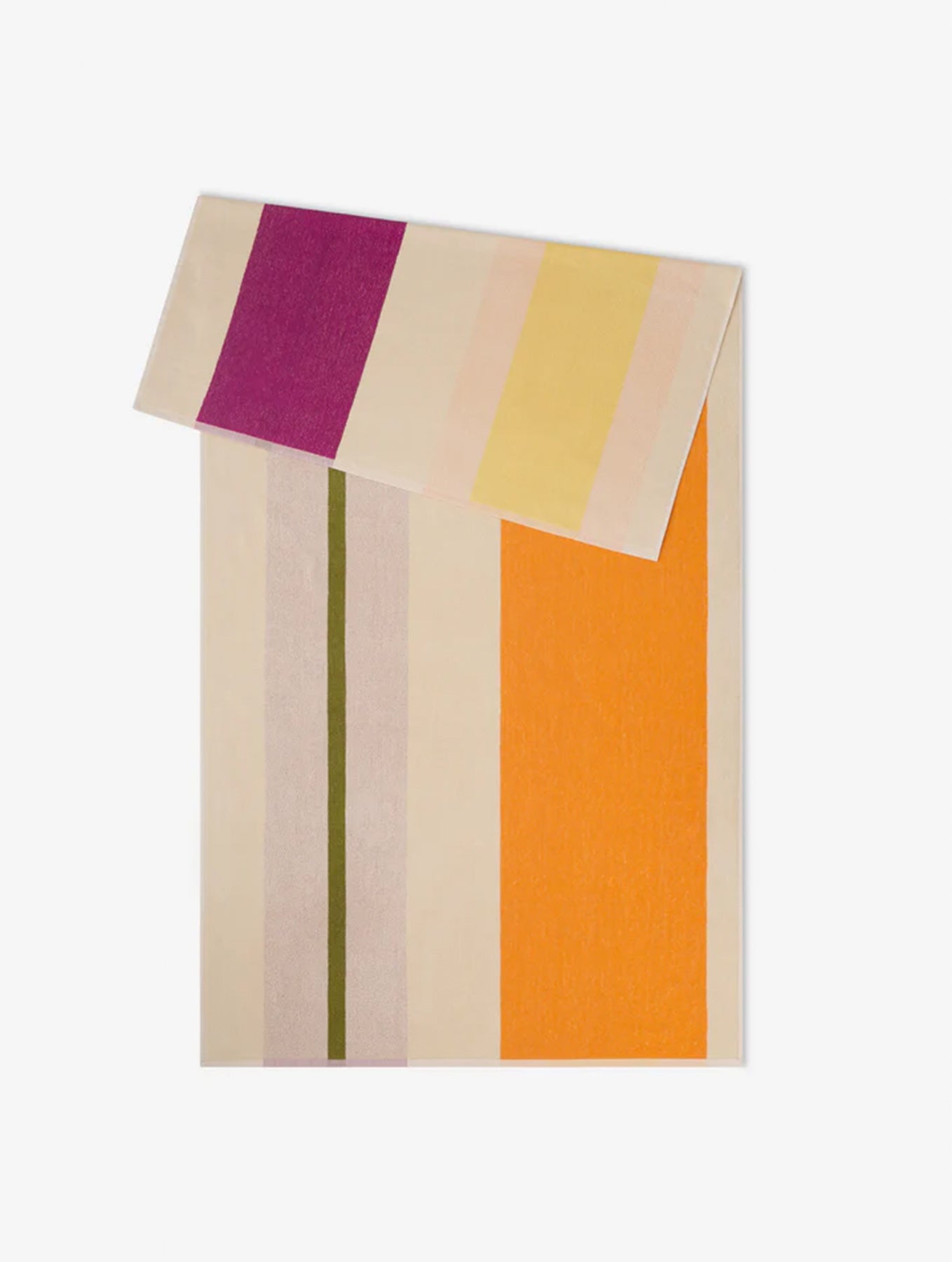 Strandtuch - 90x180 - Yellow Fuchsia Orange Olive