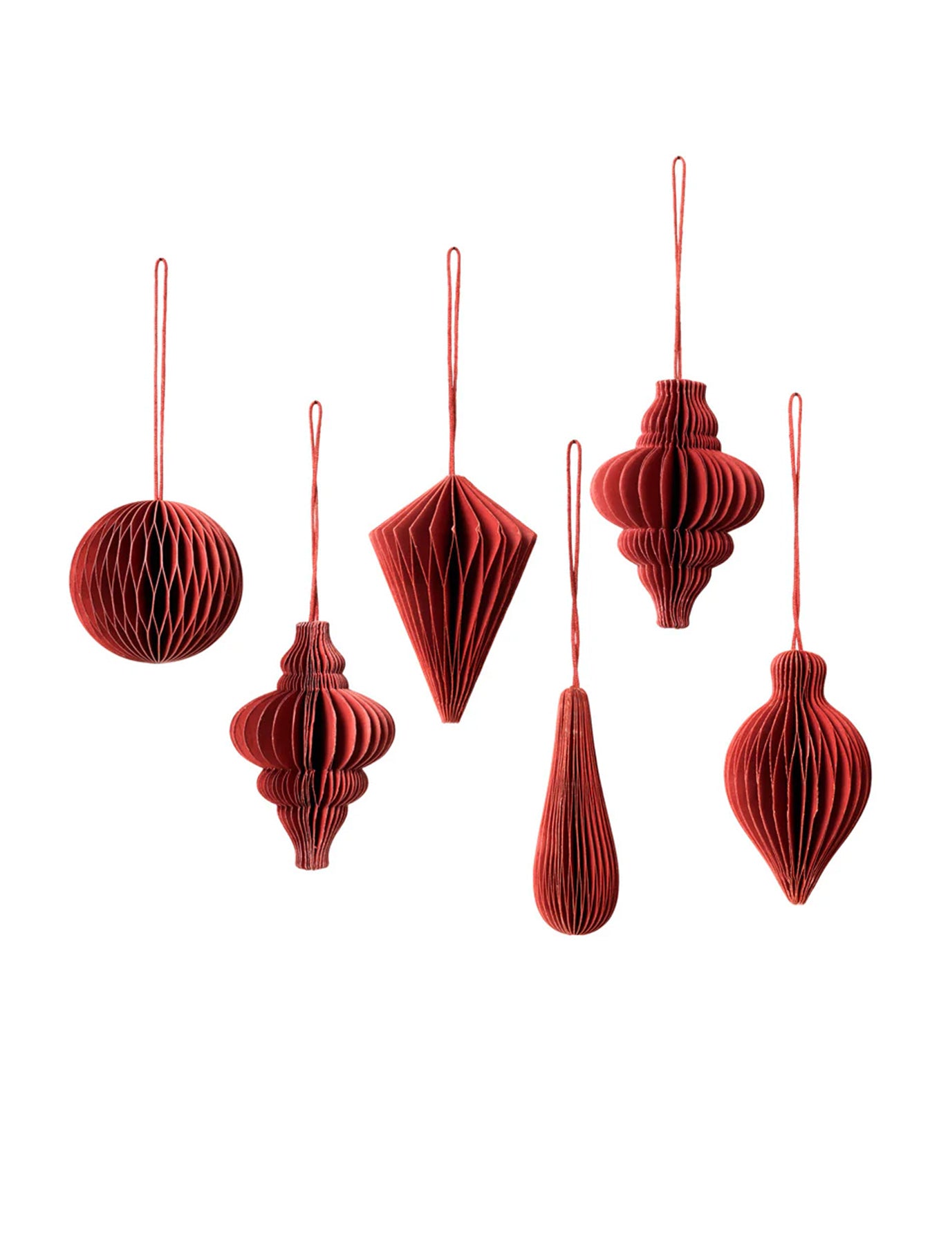 "Christmas Mix" Weihnachtsanhänger - 6er-Set