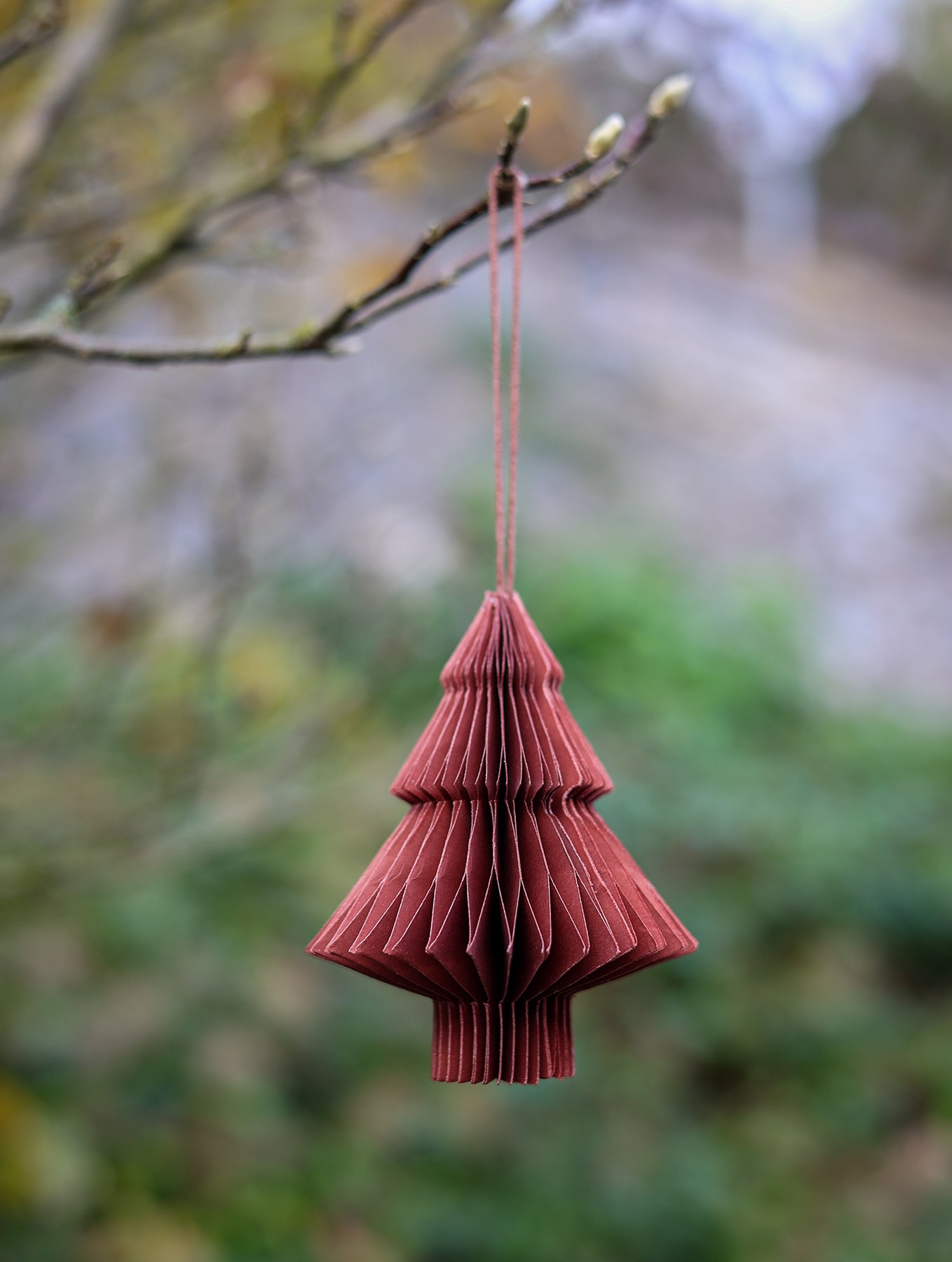 Weihnachtsanhänger - Pompeian Red