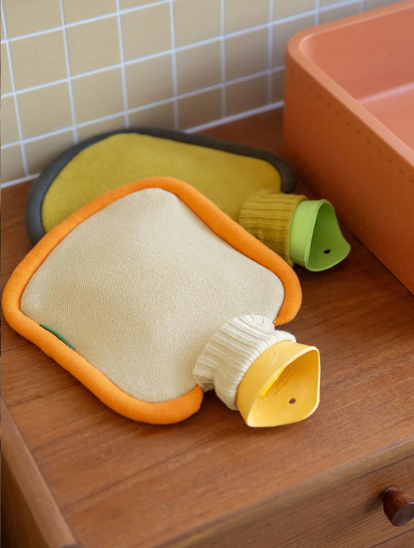 Bumper Mini-Wärmflasche - Clementine