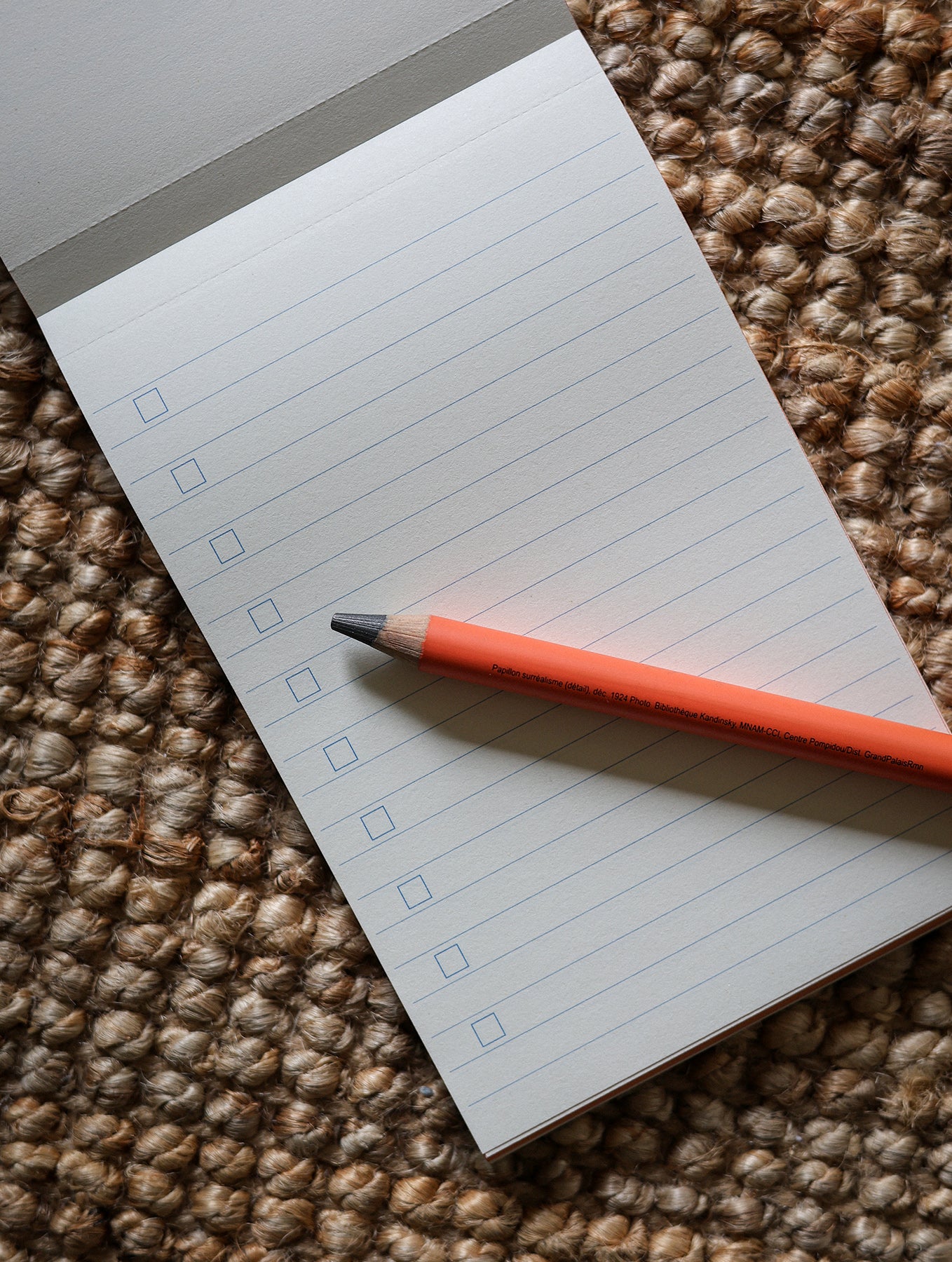 Notizblock - "Stripes Blue" - Liniert