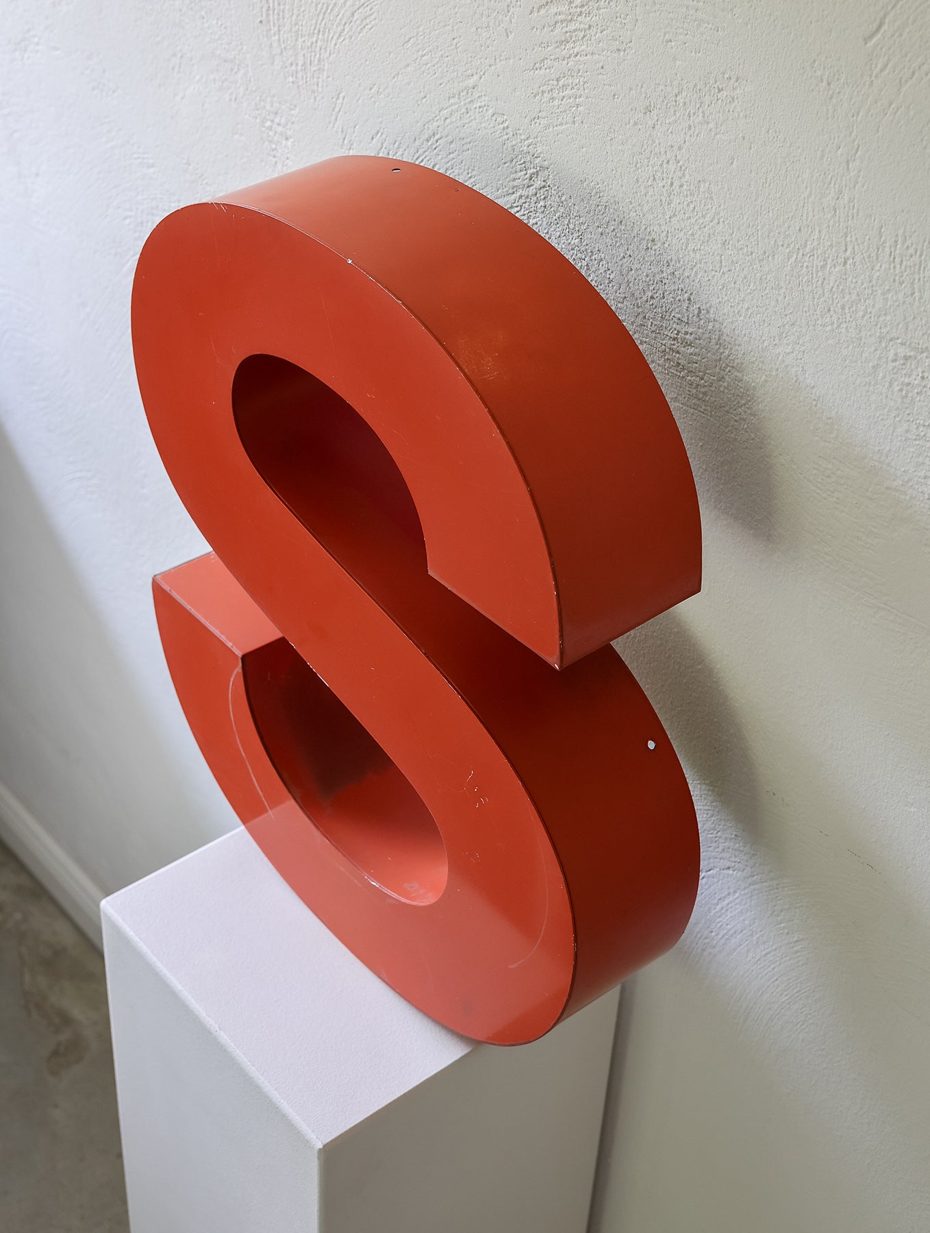 Blechbuchstabe "S" - Groß