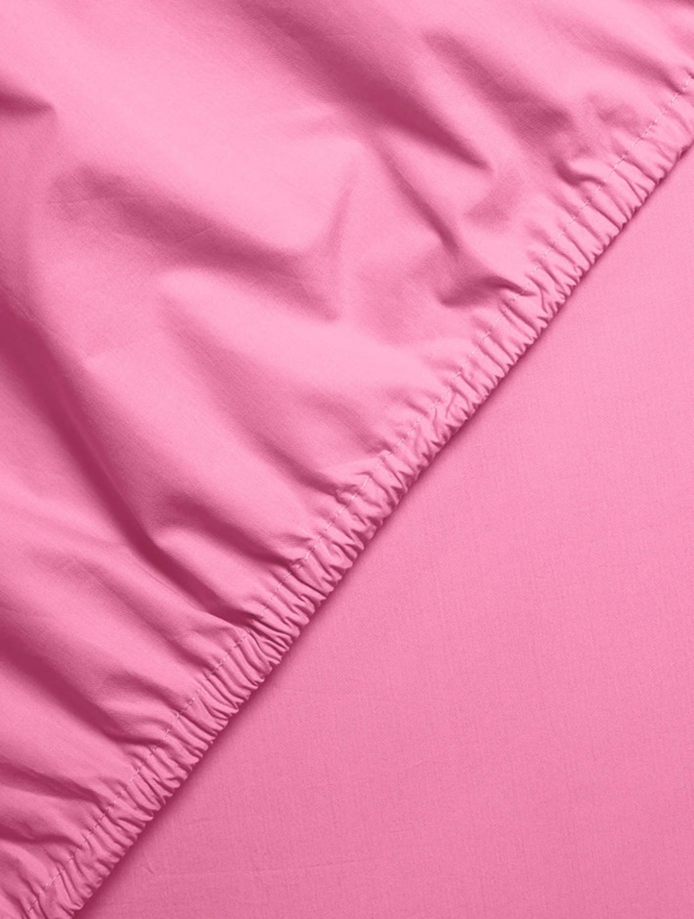 Spannbettlaken Baumwolle - Pink Candy