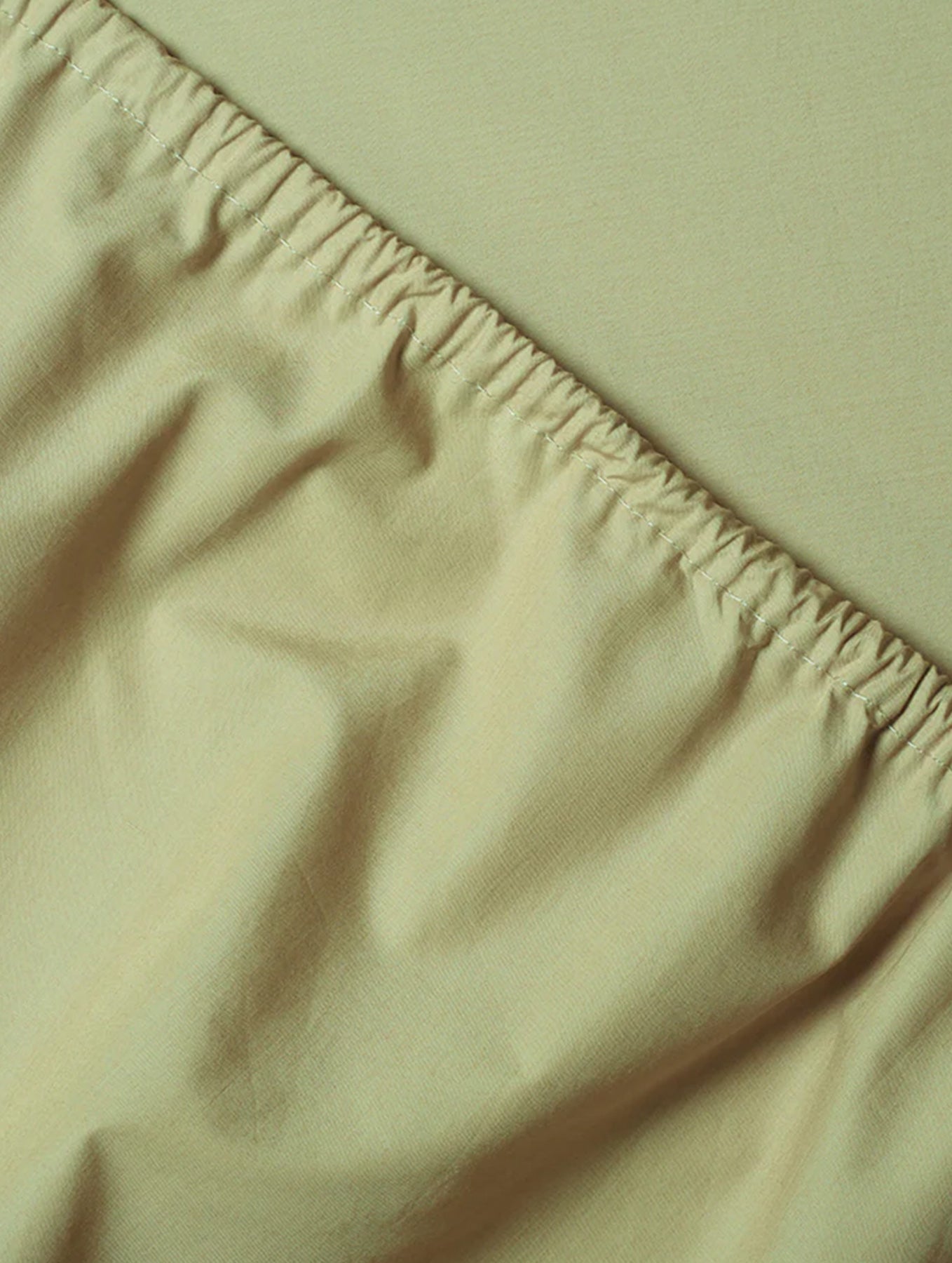 Spannbettlaken Baumwolle - Pistachio