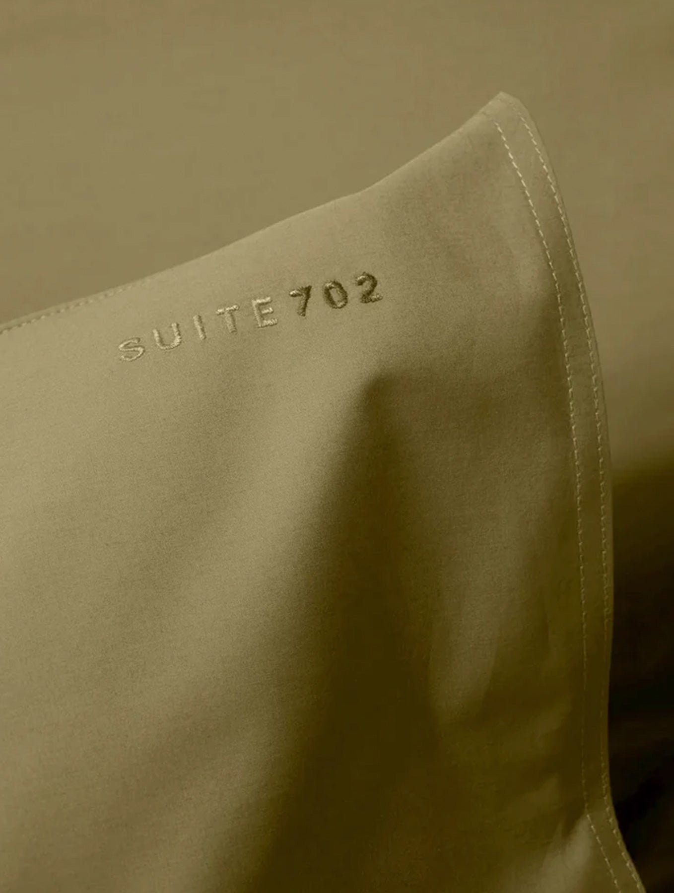 Kissenbezug Baumwolle - Olive Green