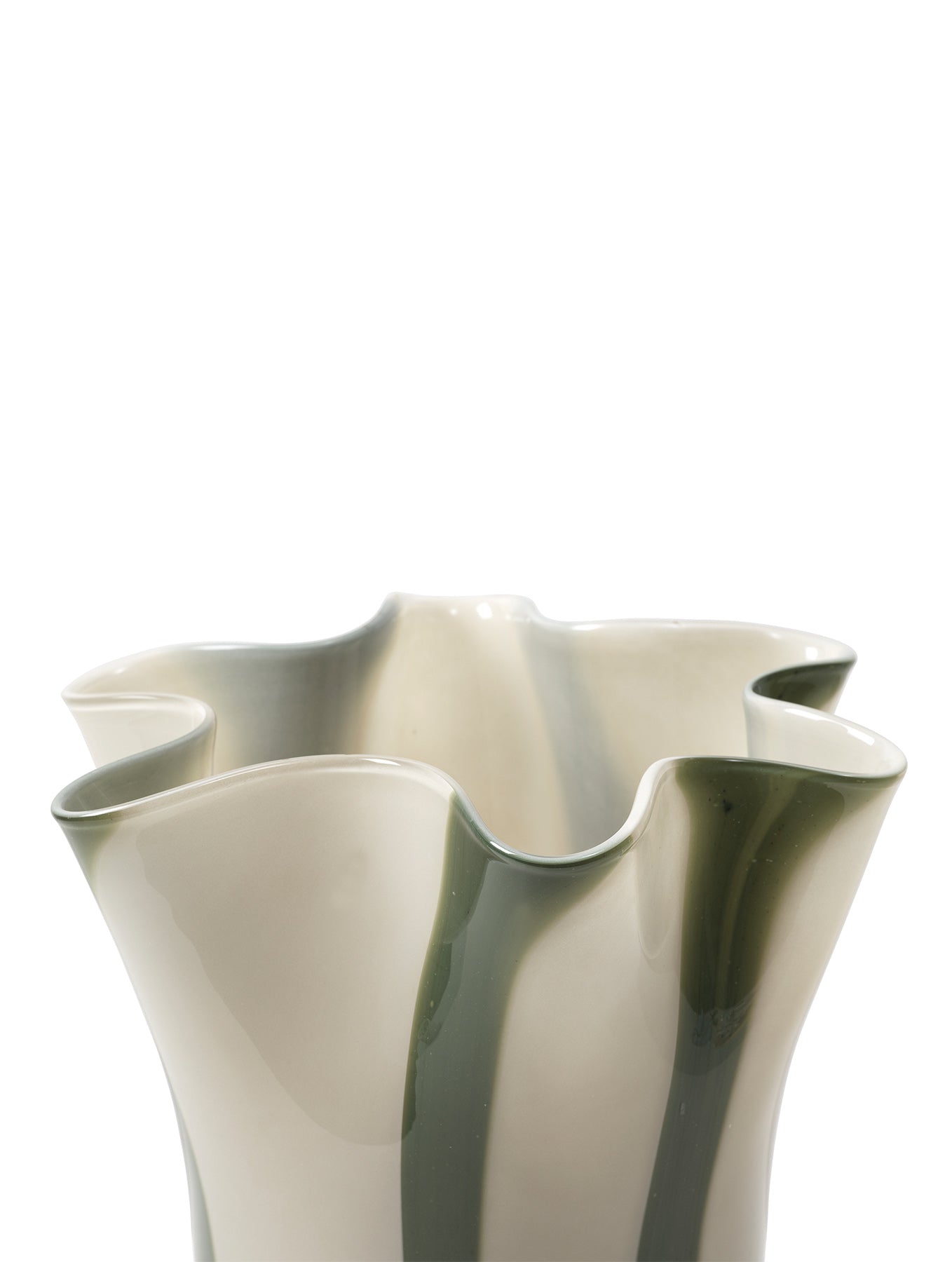 "Liva" Vase - Hunter Green