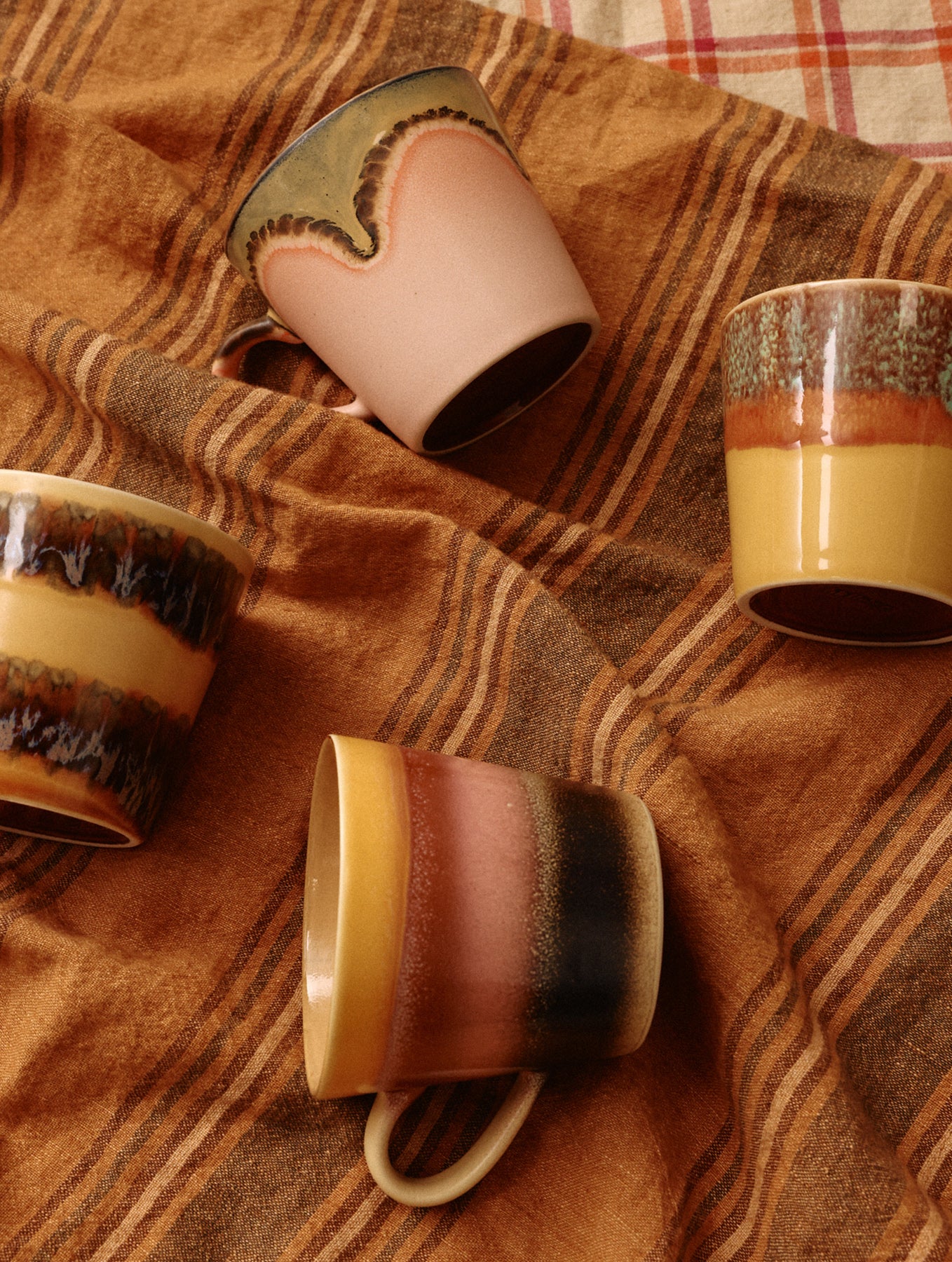 Cappuccino Tasse 70's - Keramik - Serie "Vista"