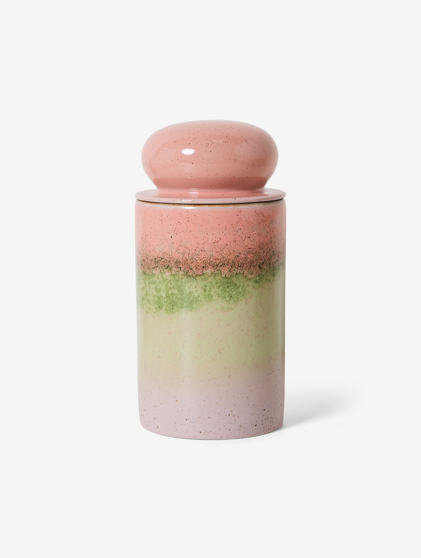 Aufbewahrungsdose 70's - Keramik - "Glaze"