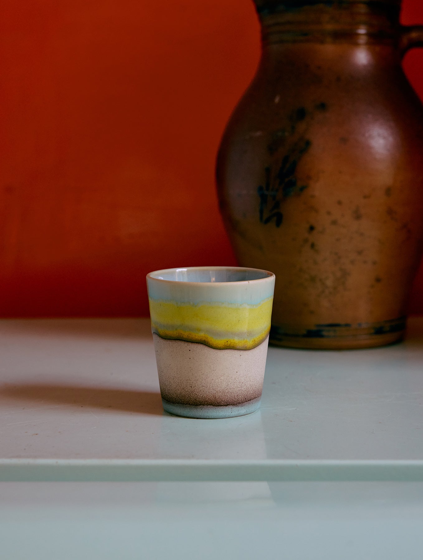 Kaffeebecher 70's - Keramik - Serie "Pop Art"