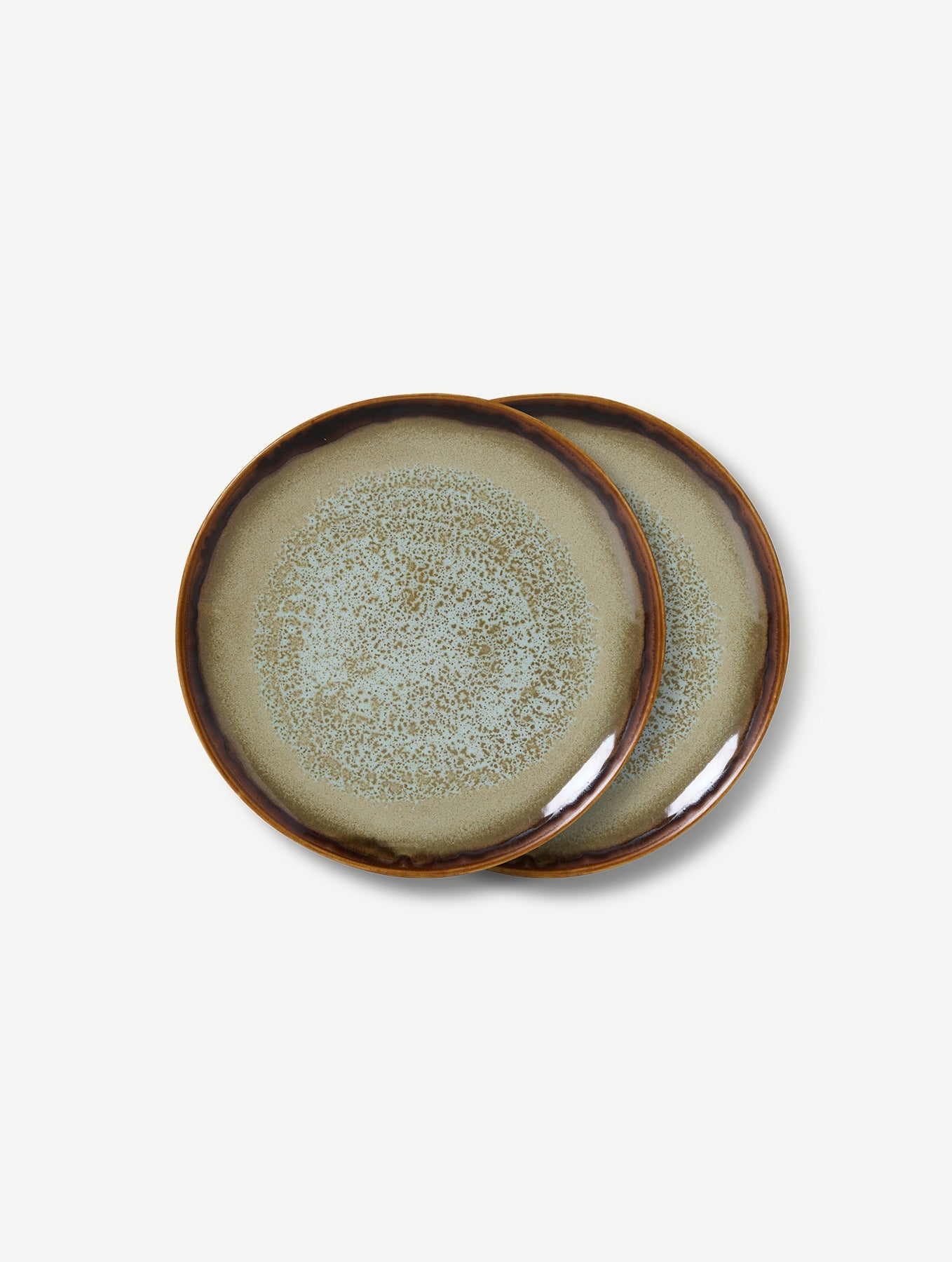 Teller 70's - Keramik - 17,5 cm | "Contrast"