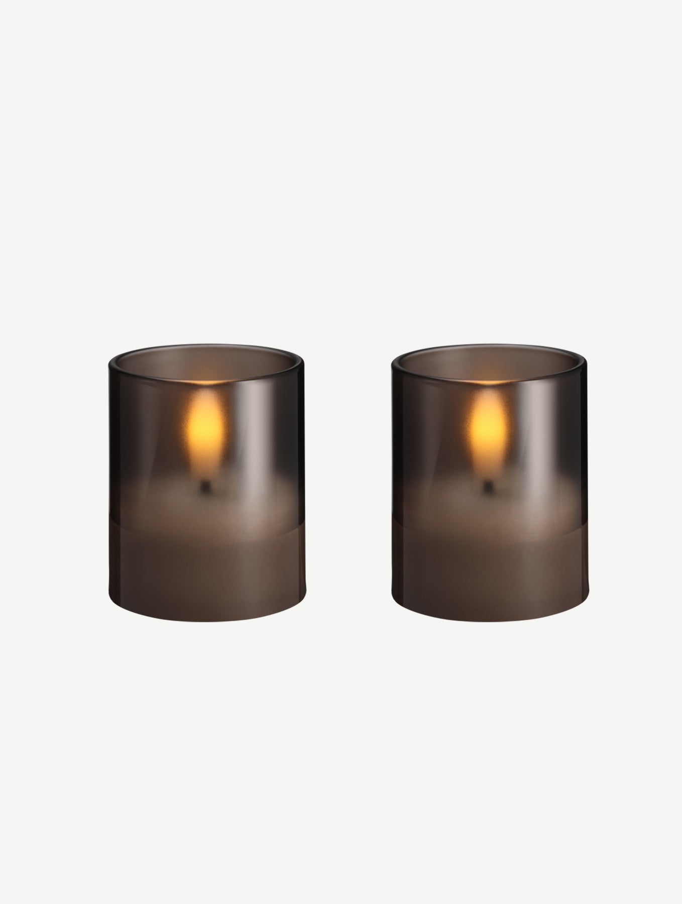 LED-Glasteelicht 2-er Set "Hurricane"