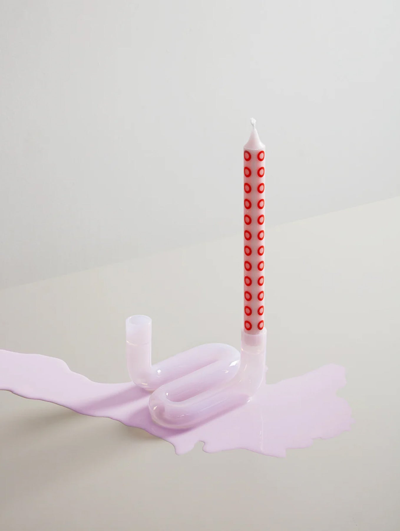 Gemusterte Kerzen - 4er-Set