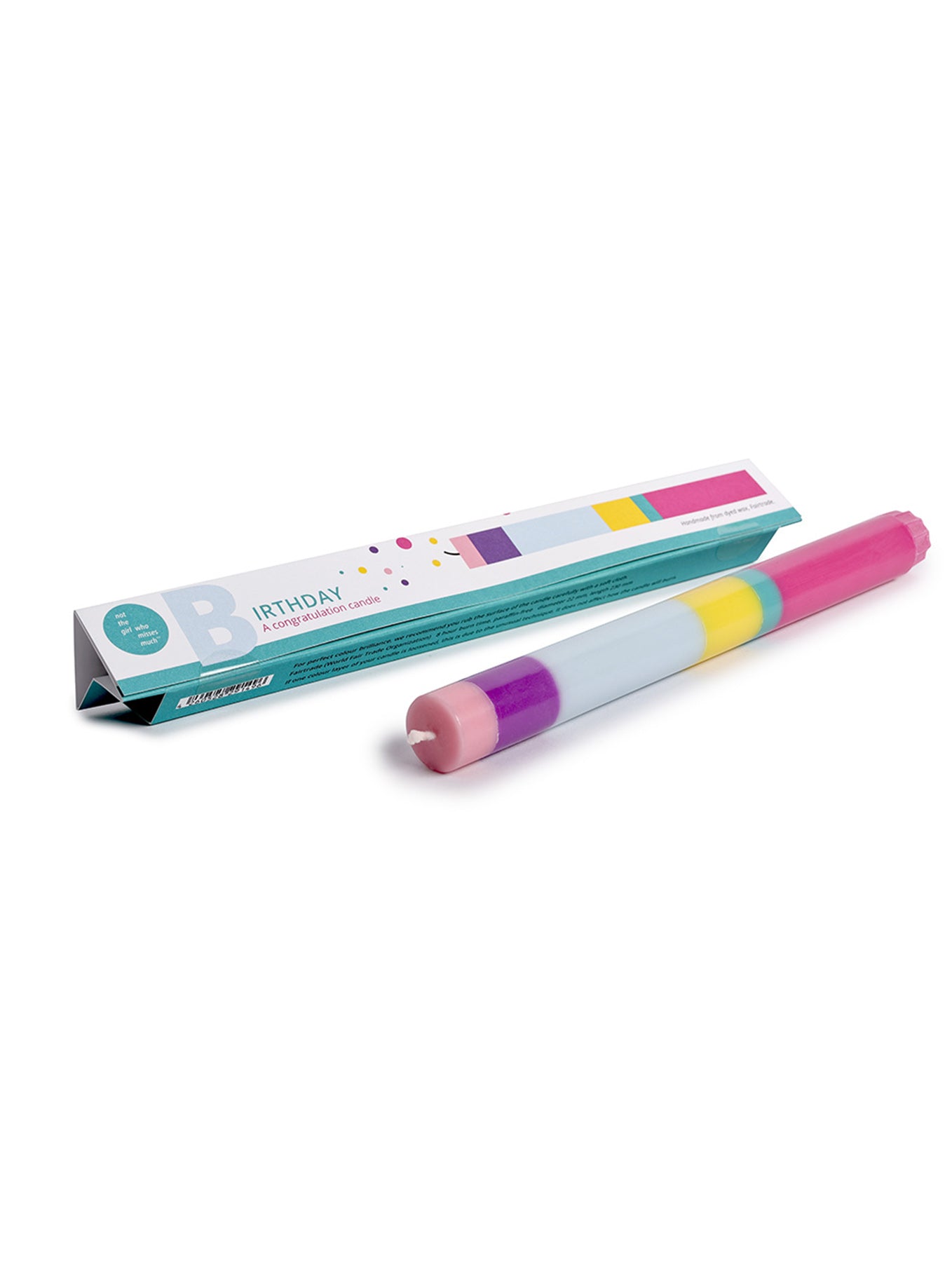 Stabkerze "Geburtstag"