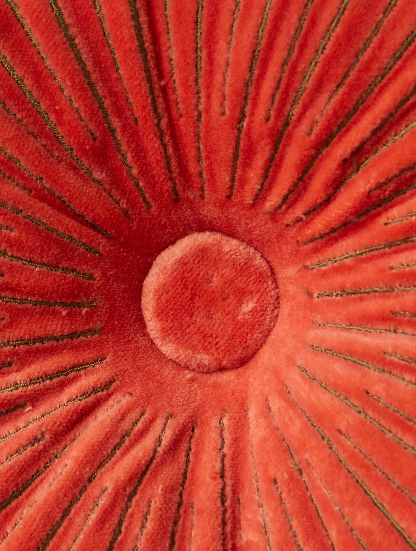 Rundes Baumwoll-Kissen "Ripple"