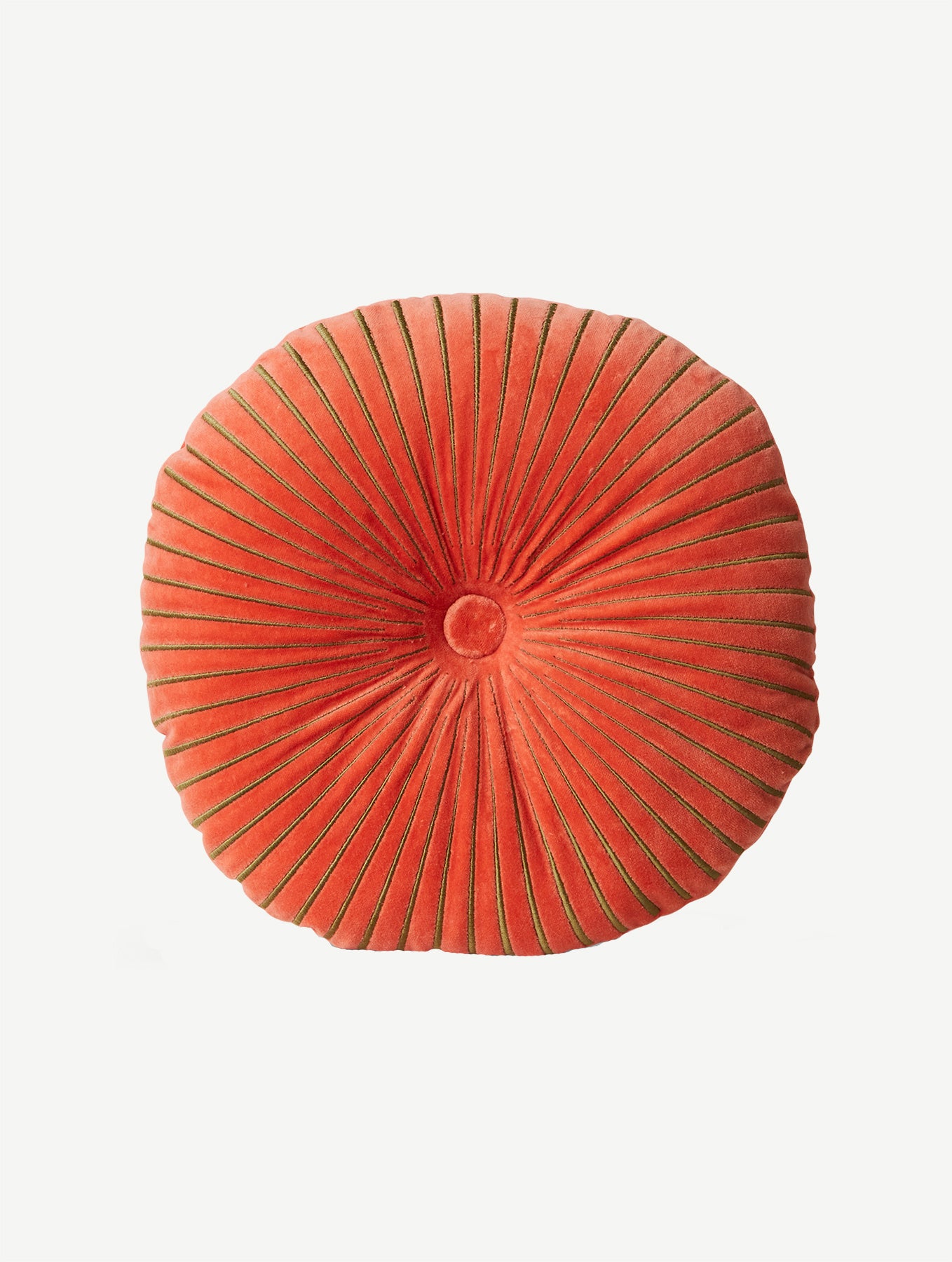 Rundes Baumwoll-Kissen "Ripple"