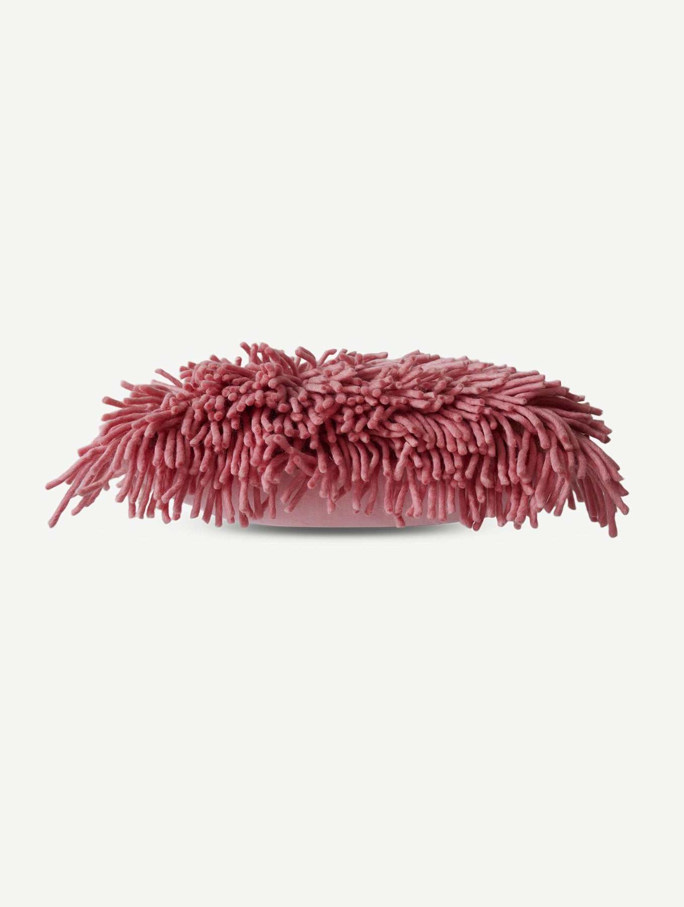 Flauschiges Wollkissen - Pink