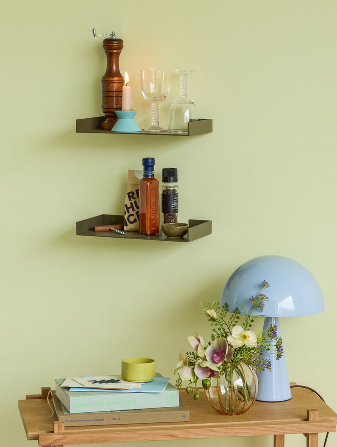 "Mush" Tischlampe Mini - Hellblau