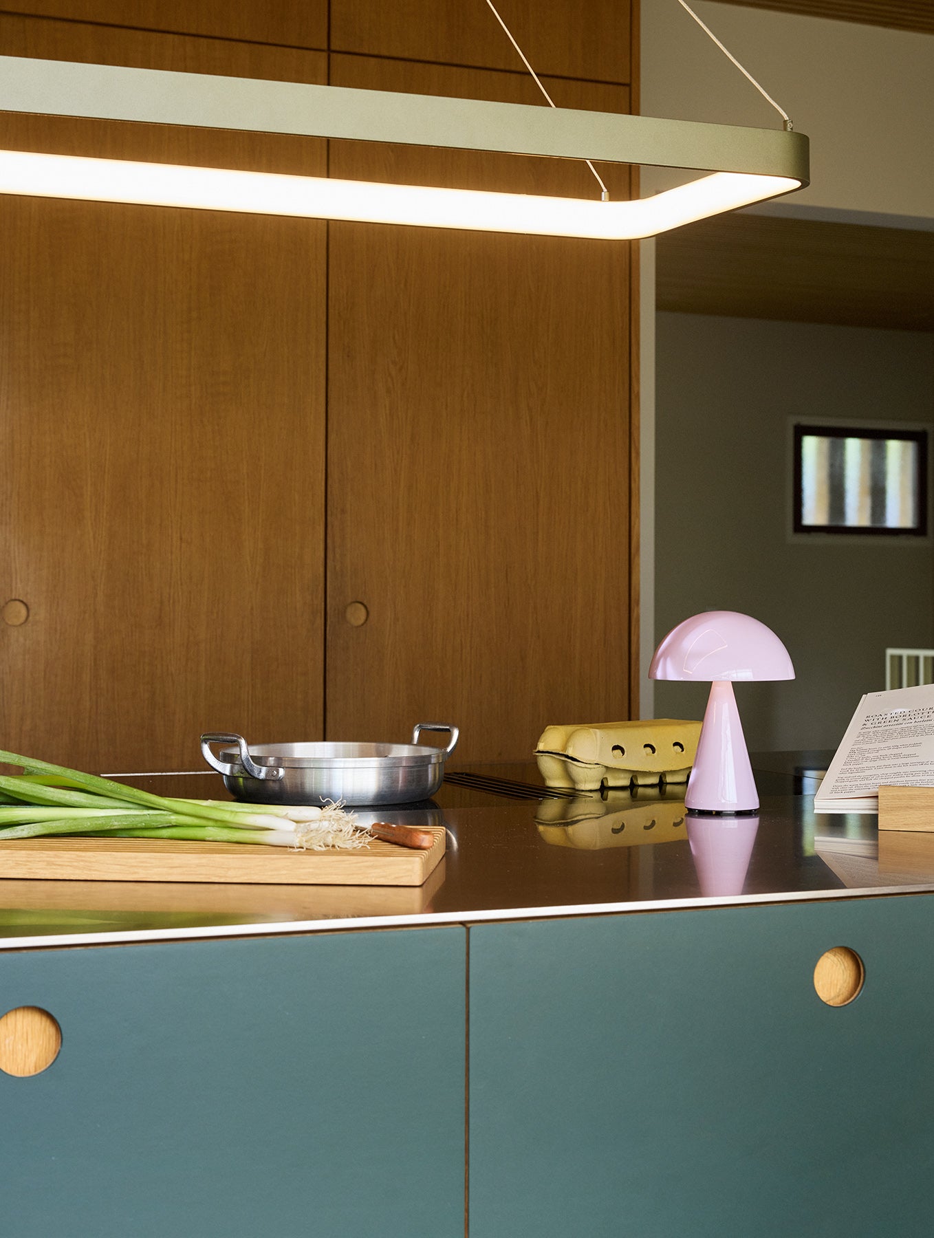 "Mush" Tragbare Lampe - Hellrosa