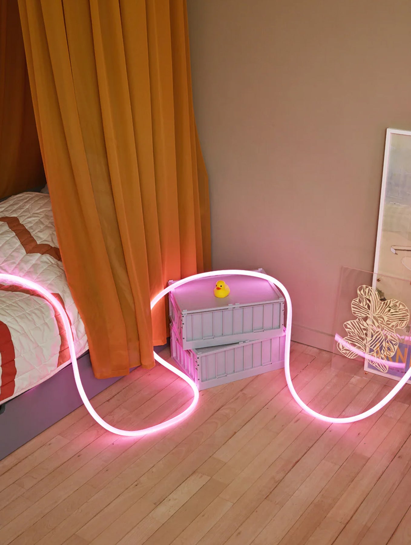 Flex Tube - 5 Meter - Hellrosa