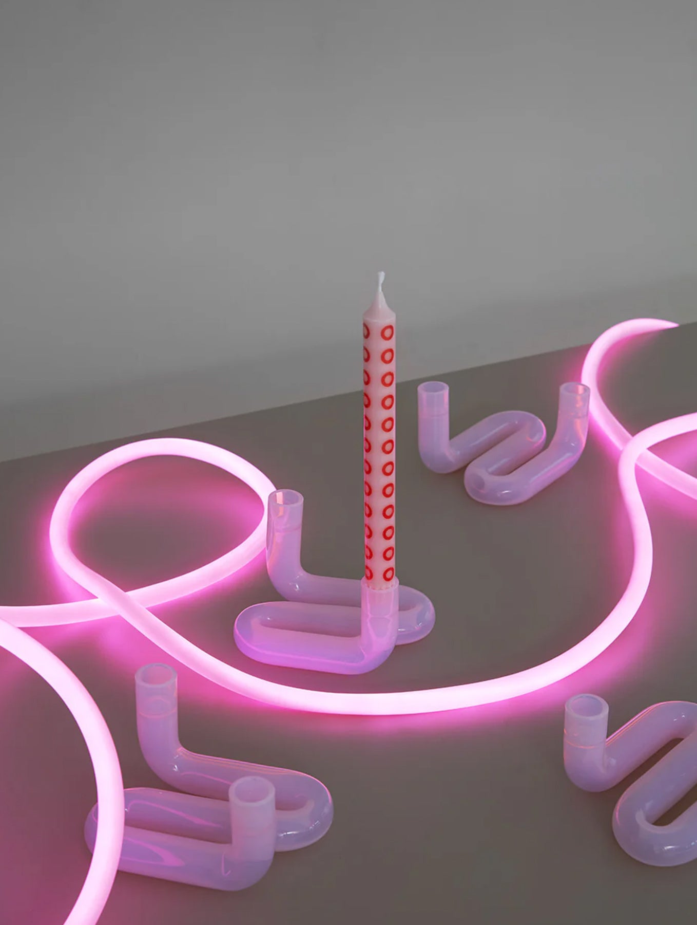 Flex Tube - 5 Meter - Hellrosa