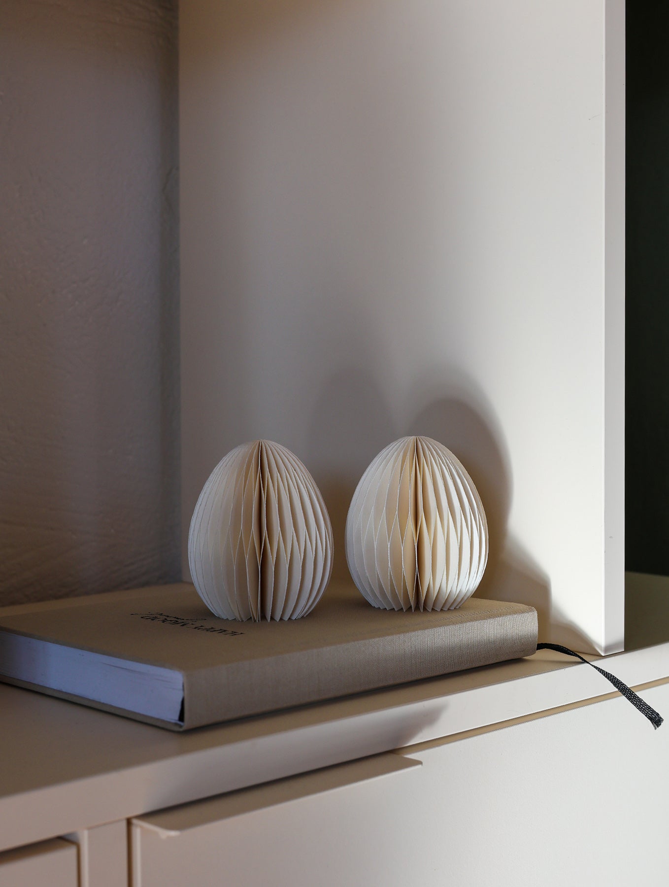 Osterei aus Papier - 8 cm - 2-er Set