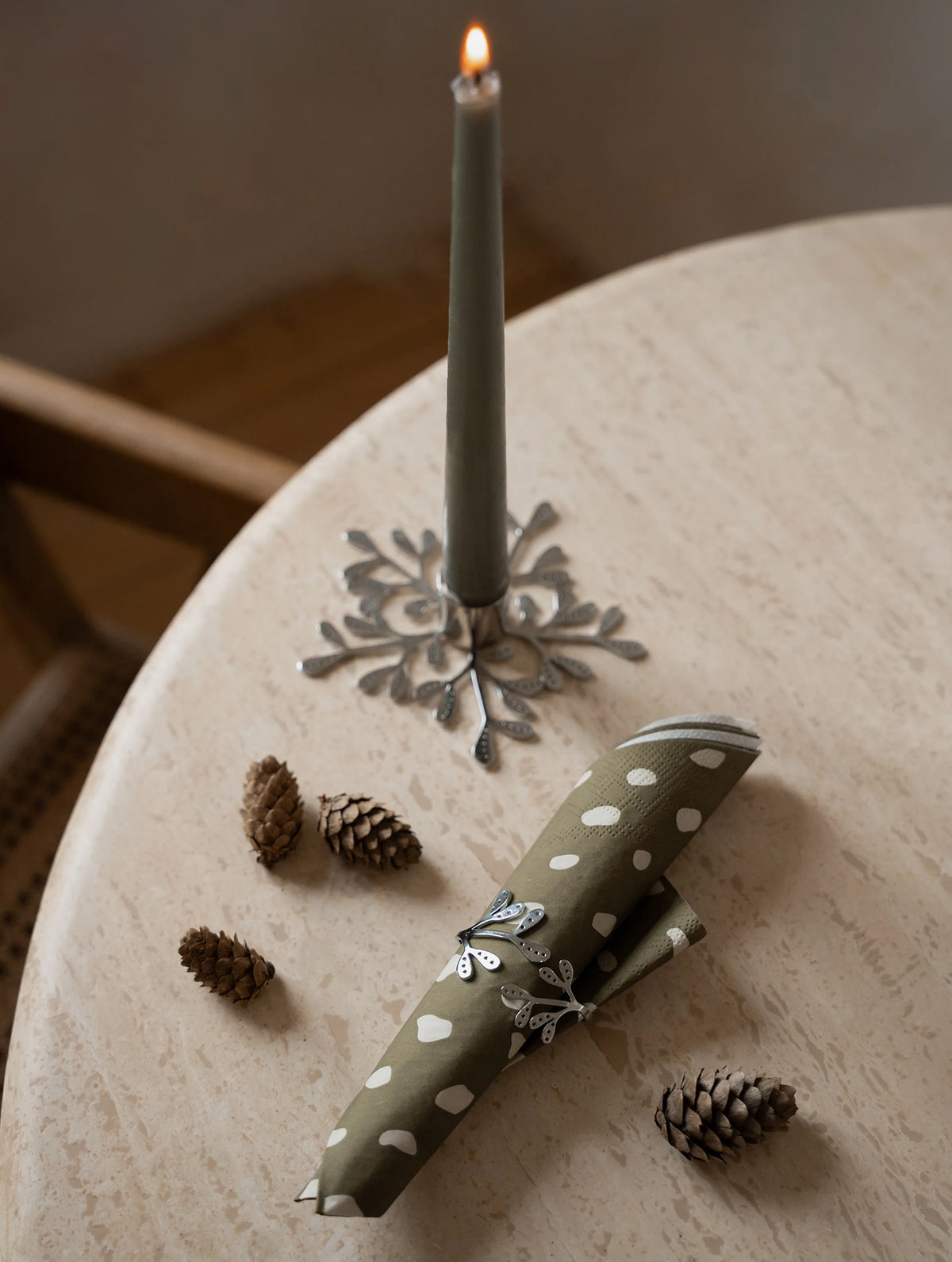 Serviettenringe "Mistletoe" - 2er-Pack