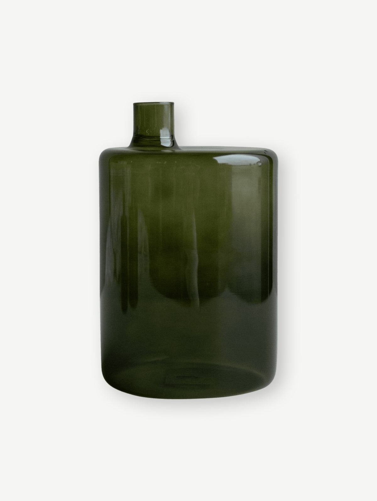 Glasvase "Pipe" - Grün