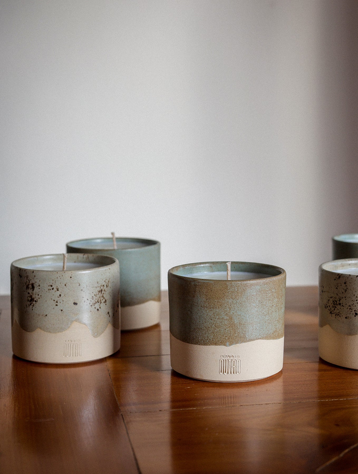 Sojawachskerze in Keramik "Calma"