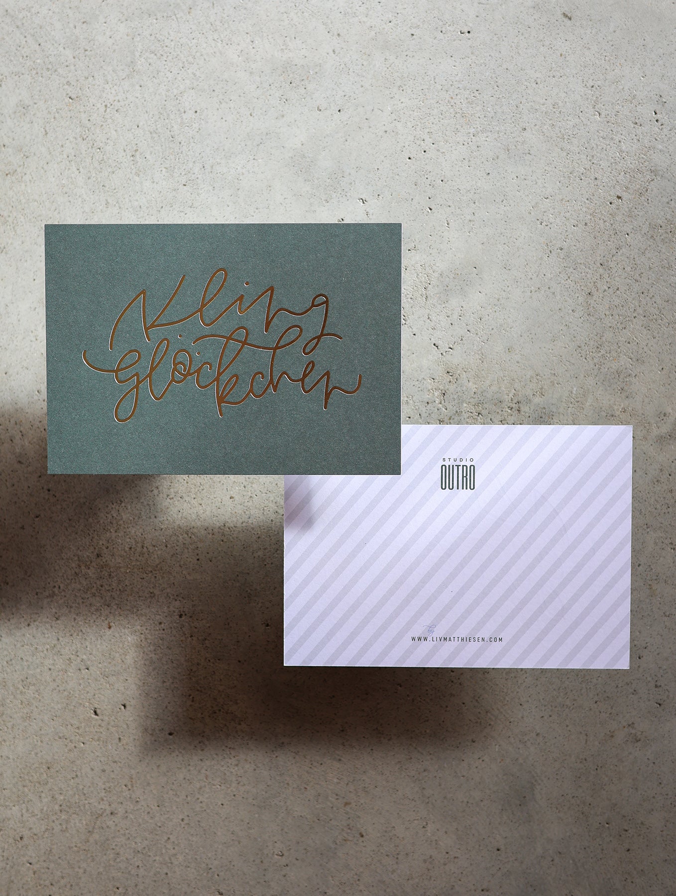 Postkarte "Kling Glöckchen" - Studio Outro x Liv Matthiesen
