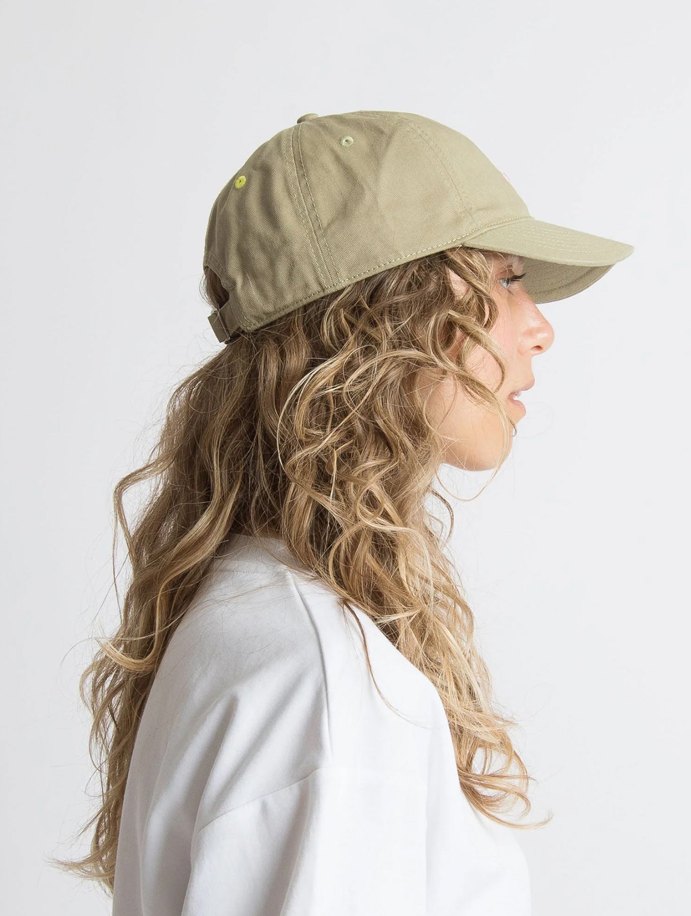 Cap Solid - Pale Olive/Rosé