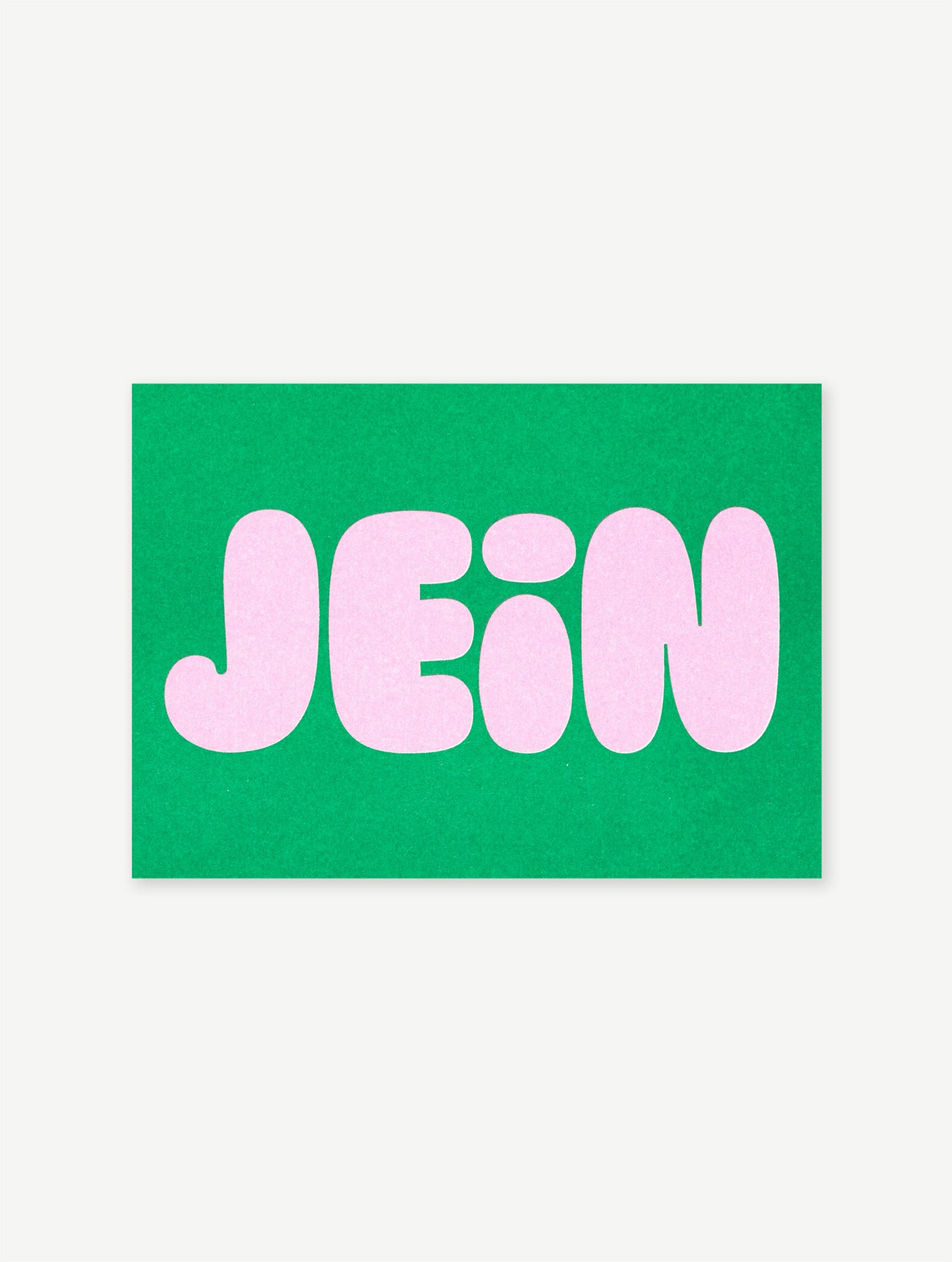 Postkarte "Jein"